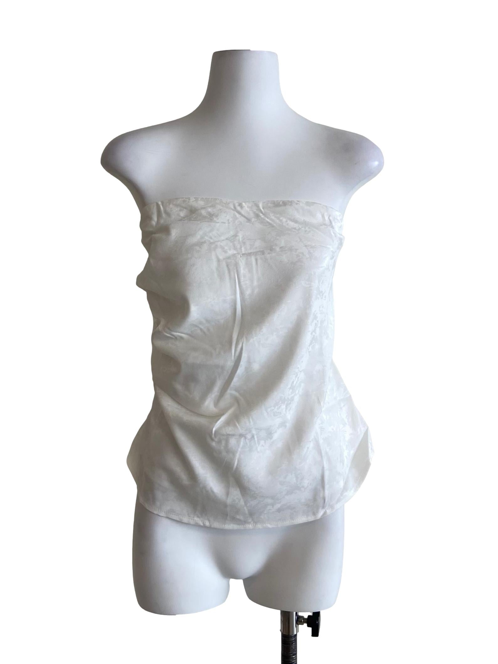 White Narin Tube Top