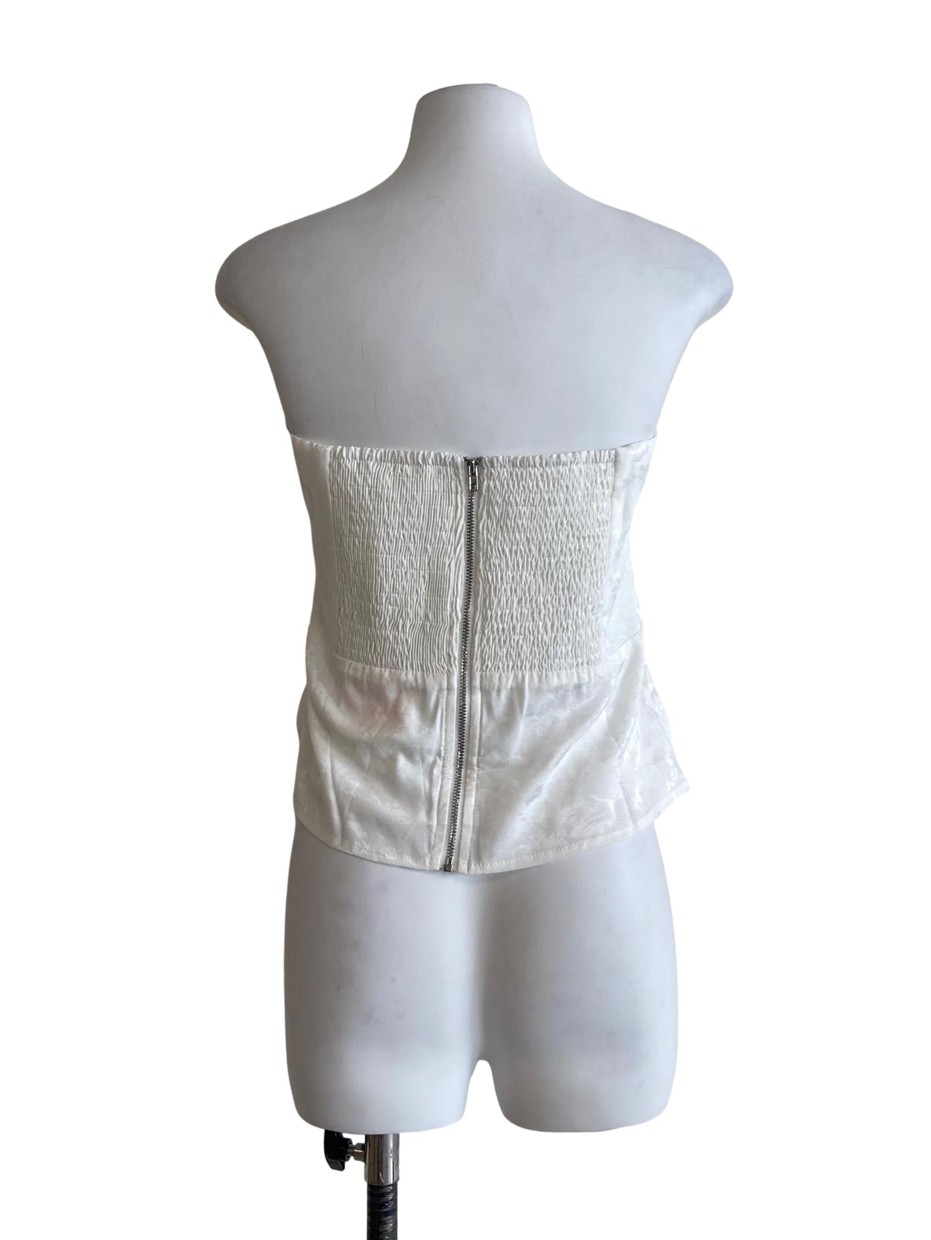 White Narin Tube Top