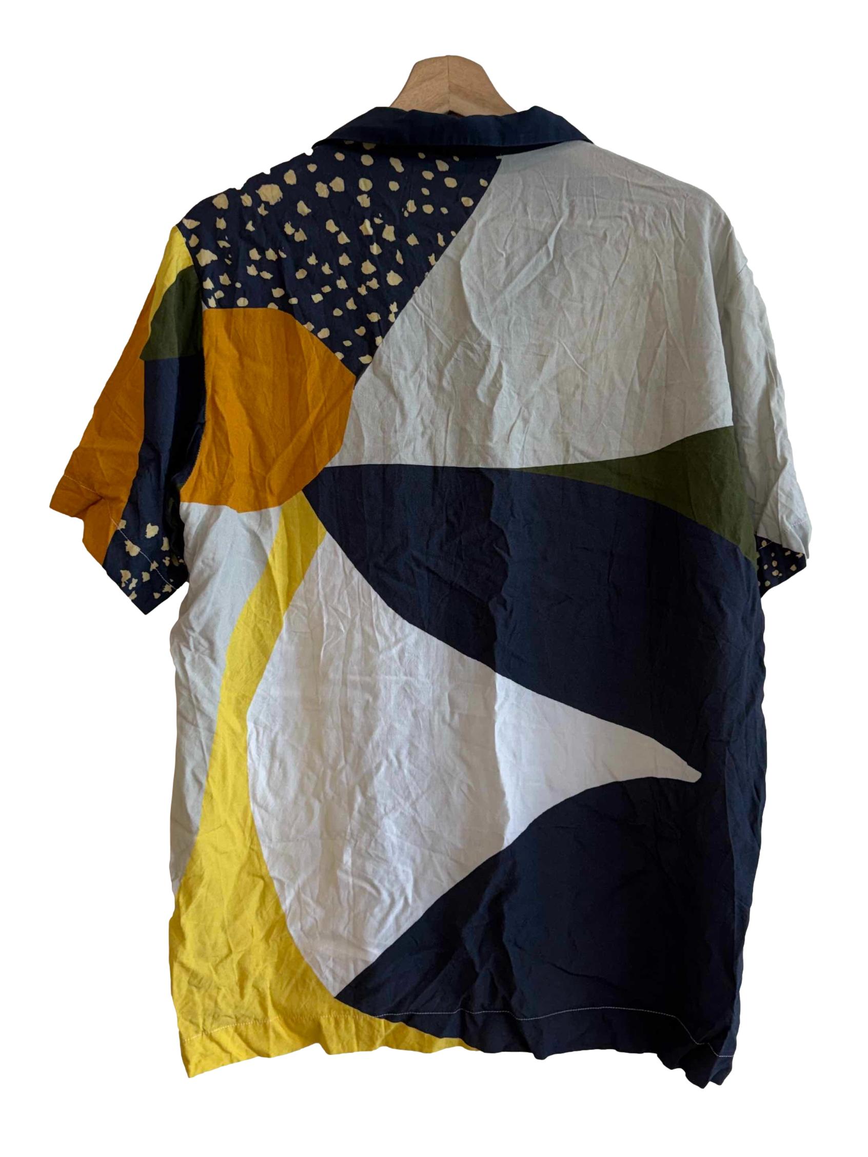 Al Fresco Navy Relaxed Shirt OSN