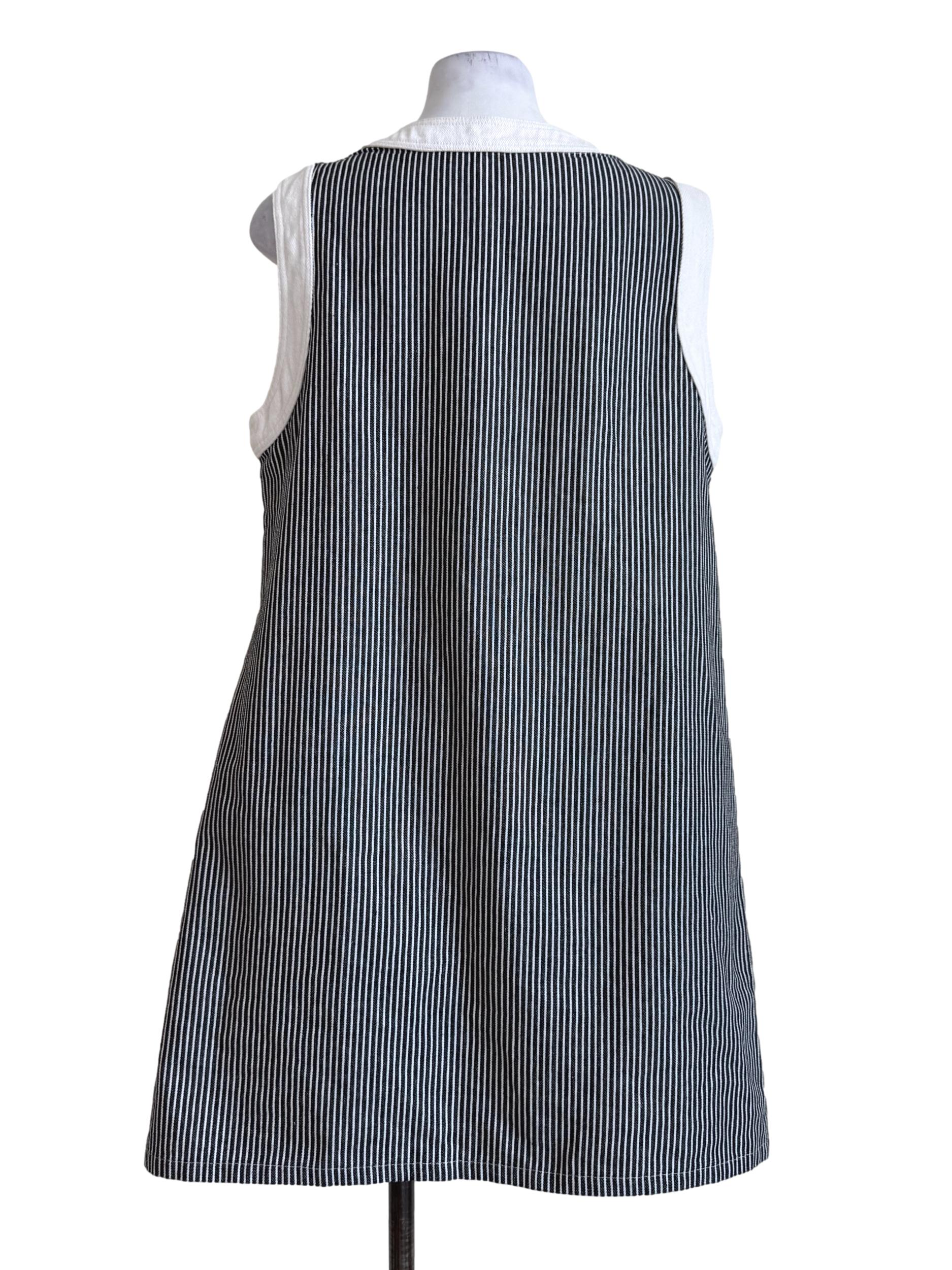 Black Stripes Shift Dress