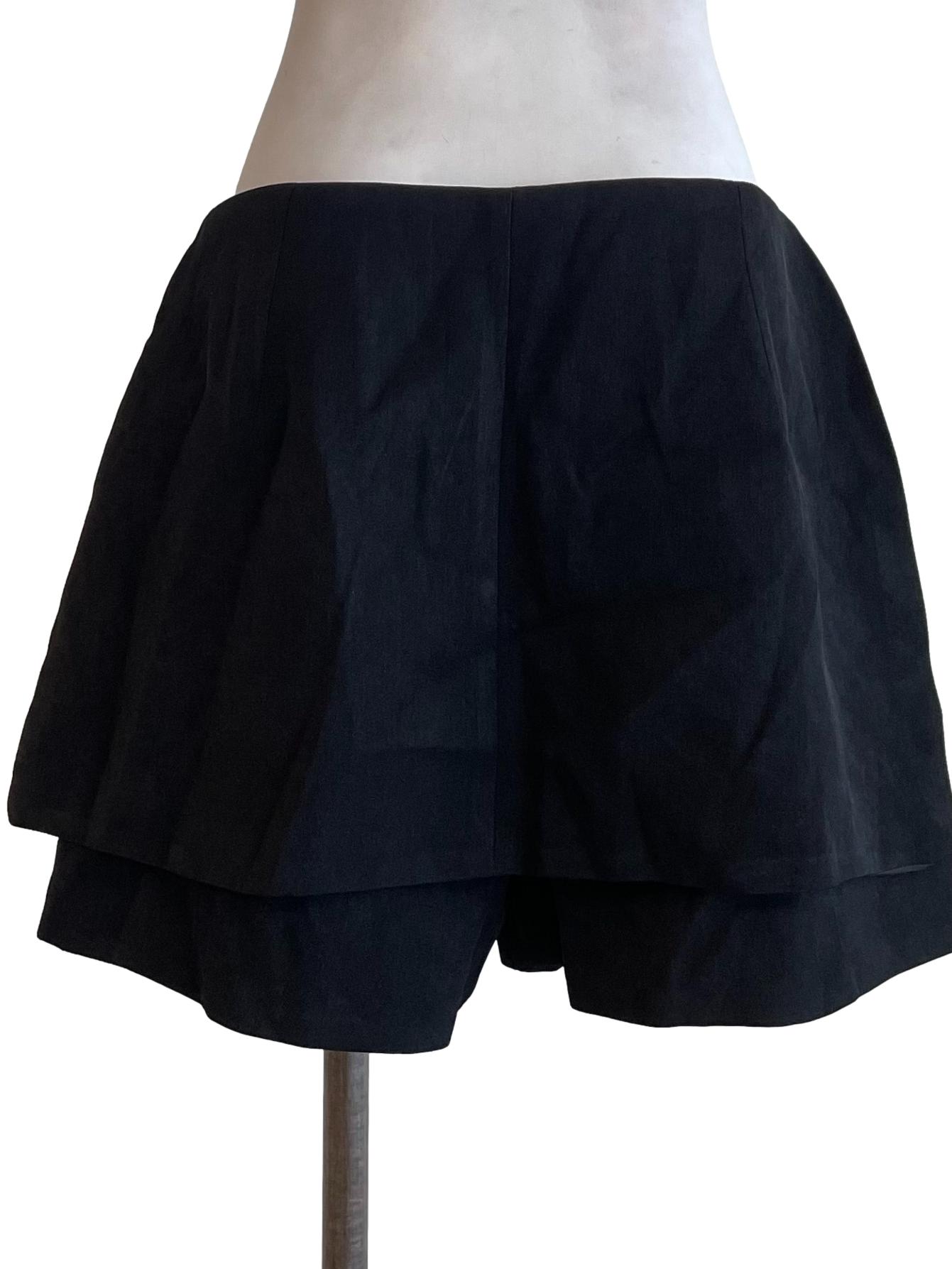 Charcoal Layered Skort