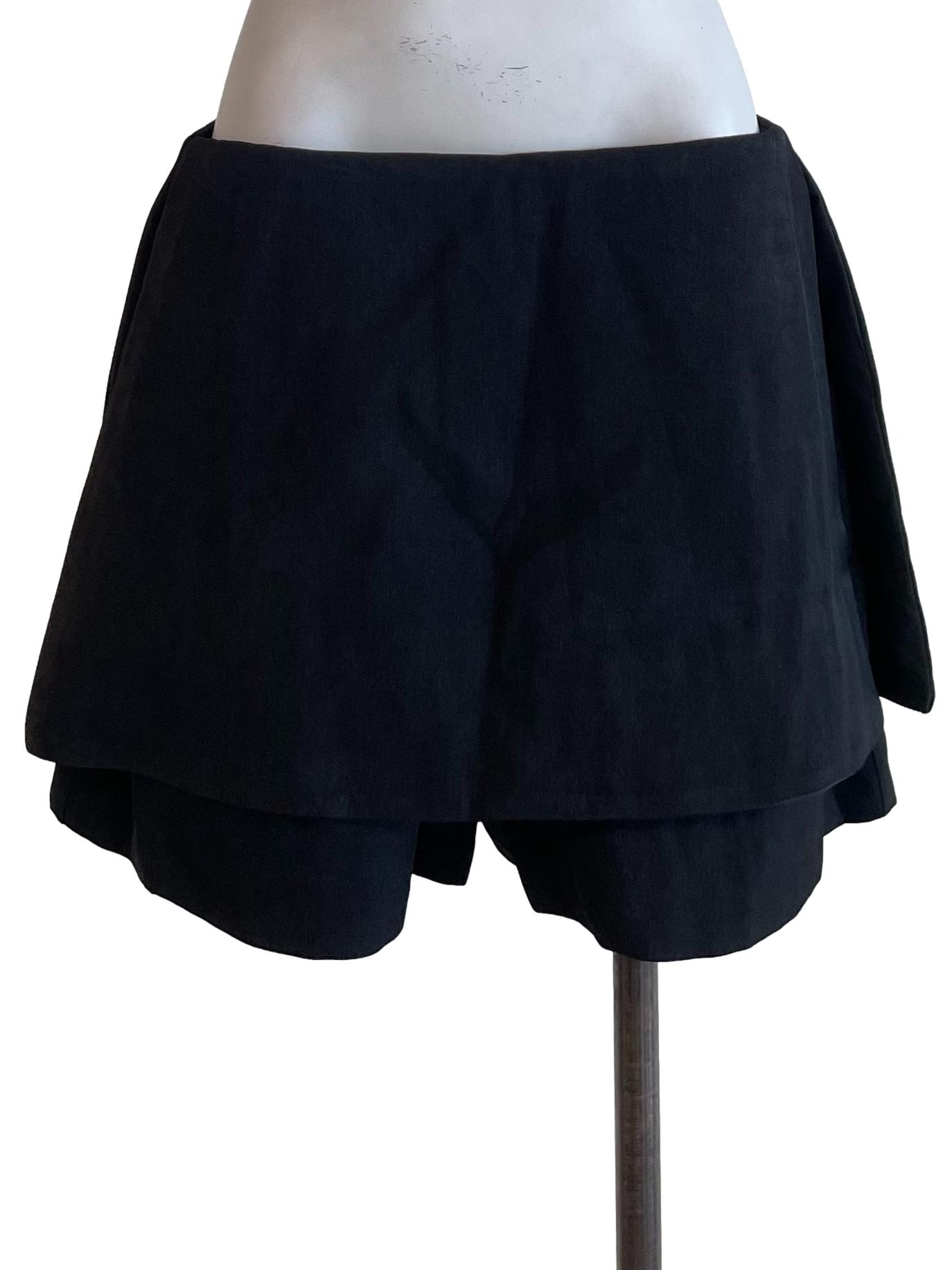 Charcoal Layered Skort