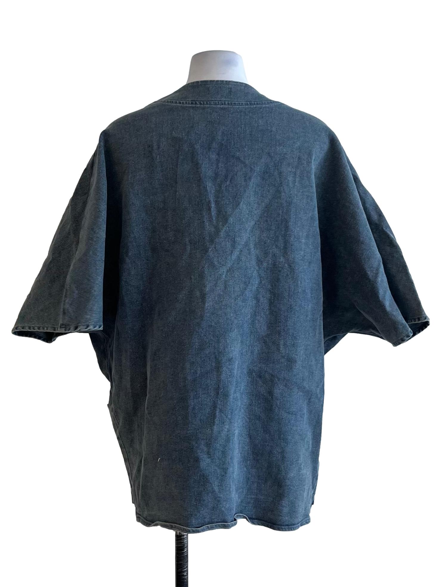 Blue Denim Poncho Jacket