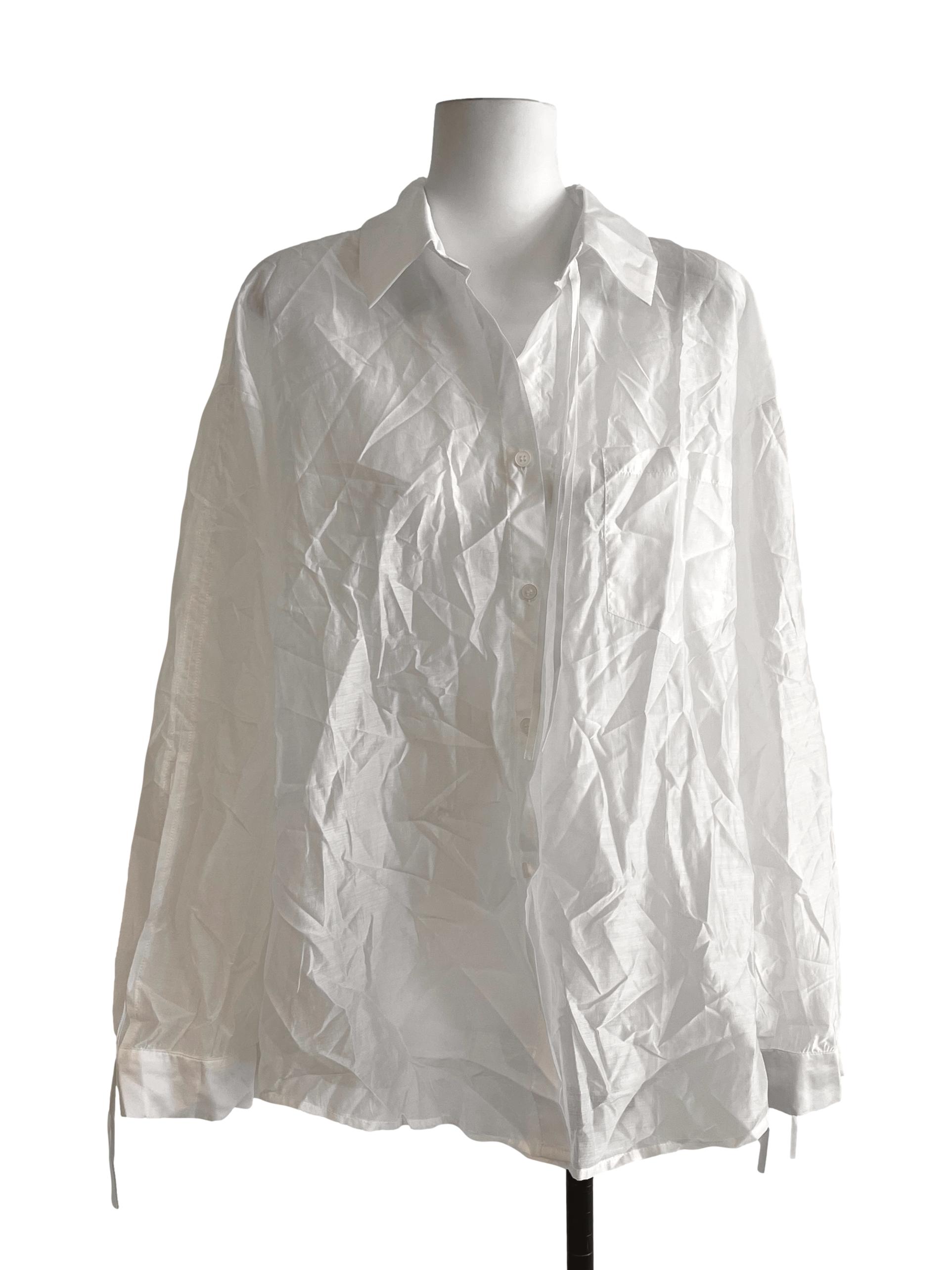 Off-White Oversized Long Sleeve Shirt
