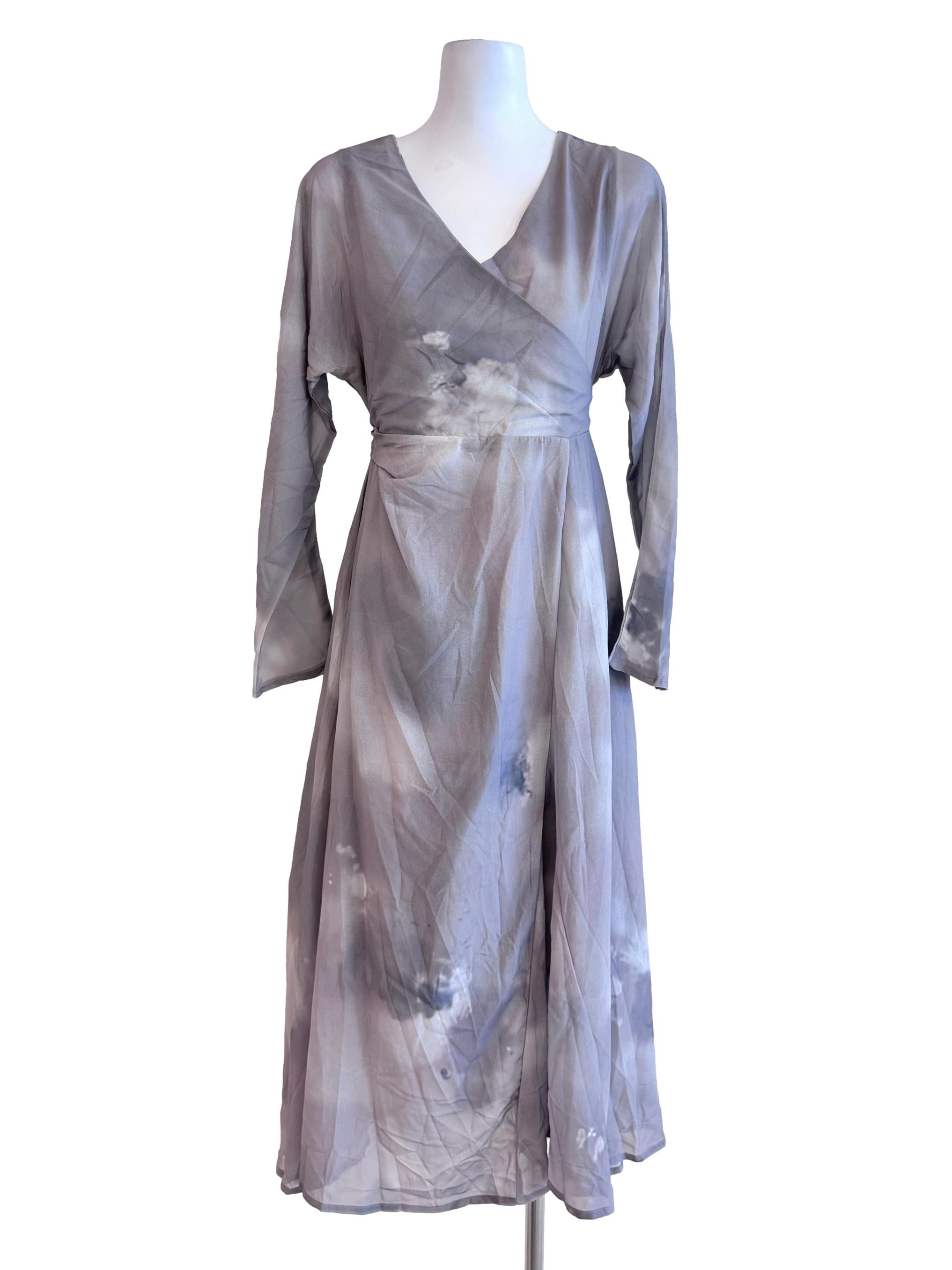 Grey Abstract Dress