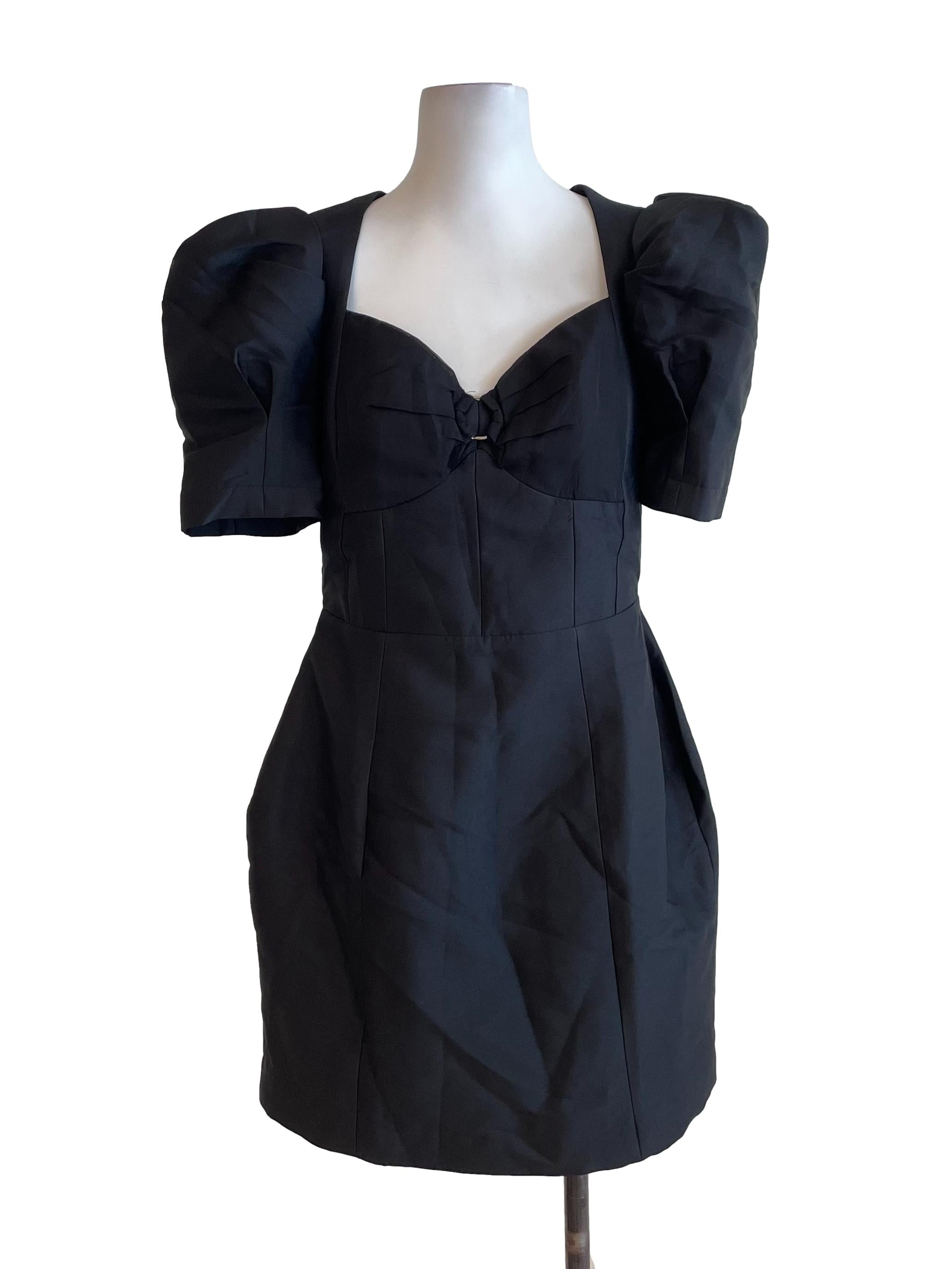 Black Sweetheart Sheath Dress