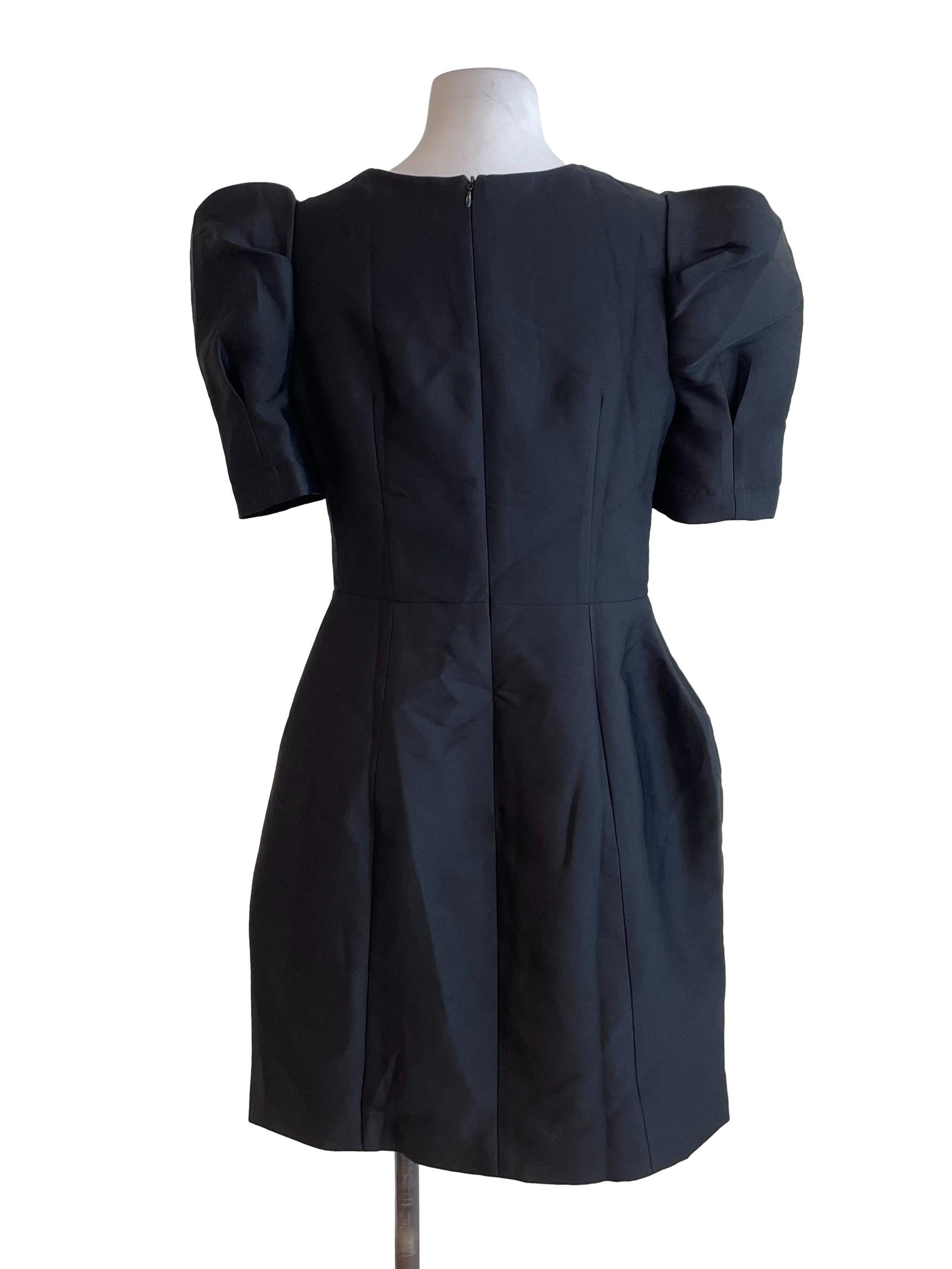 Black Sweetheart Sheath Dress