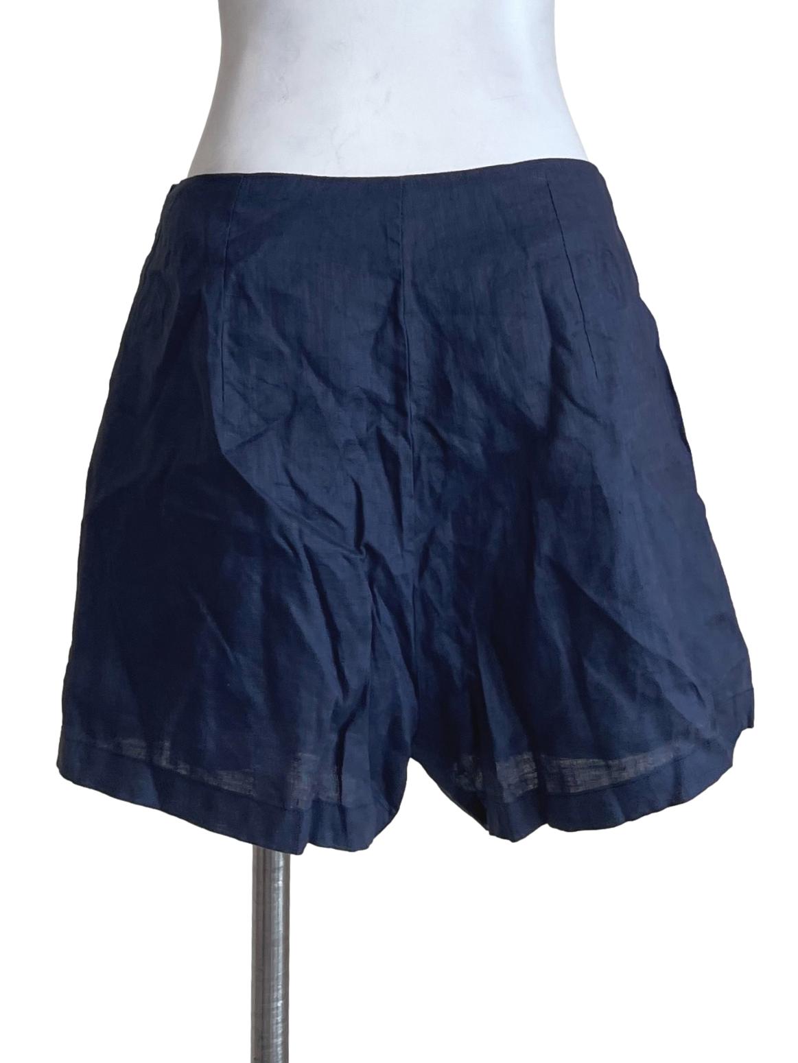 Navy Blue Denim Soft Shorts TEM