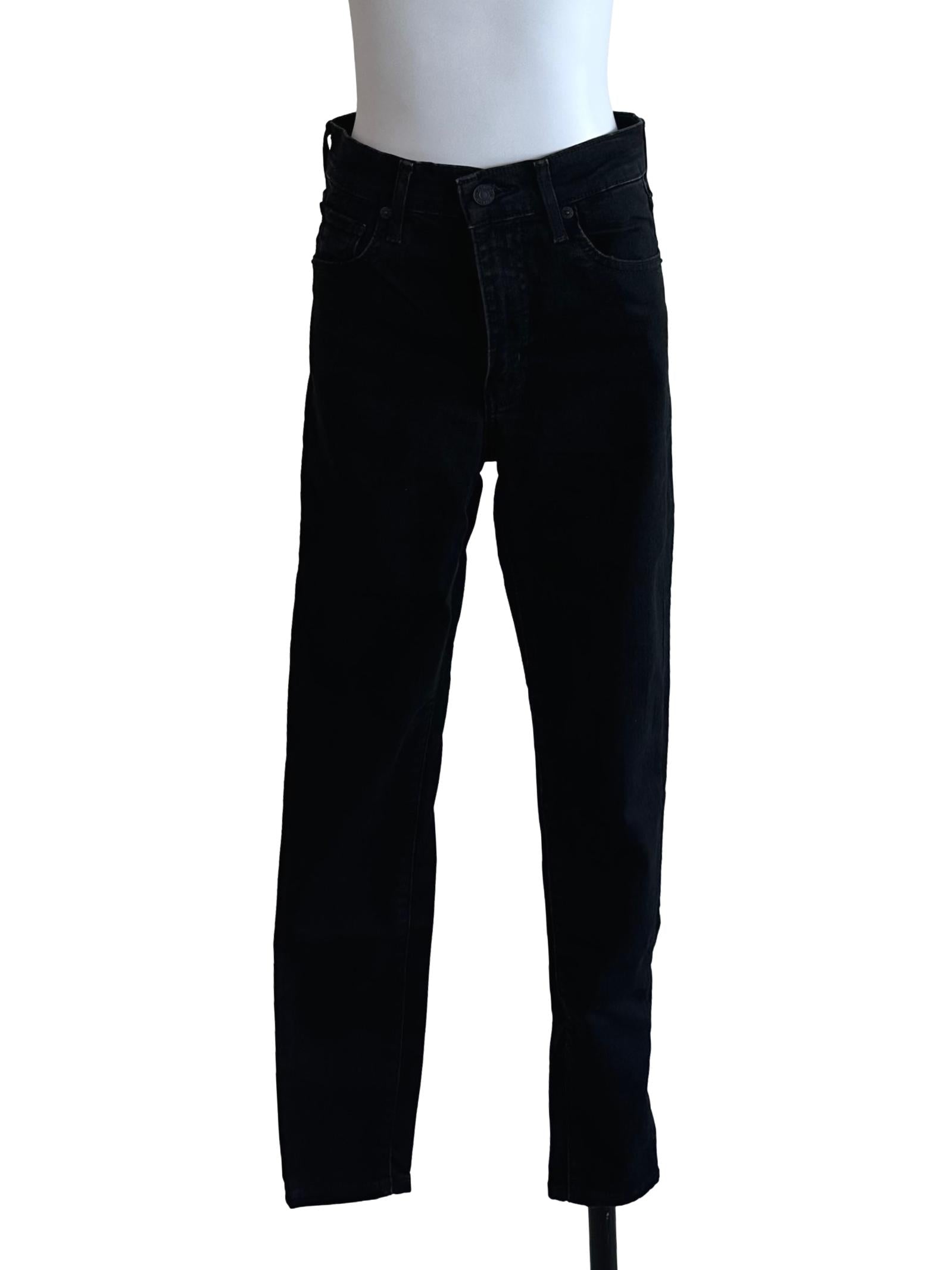 Raven Black Denim Super Skinny Jeans