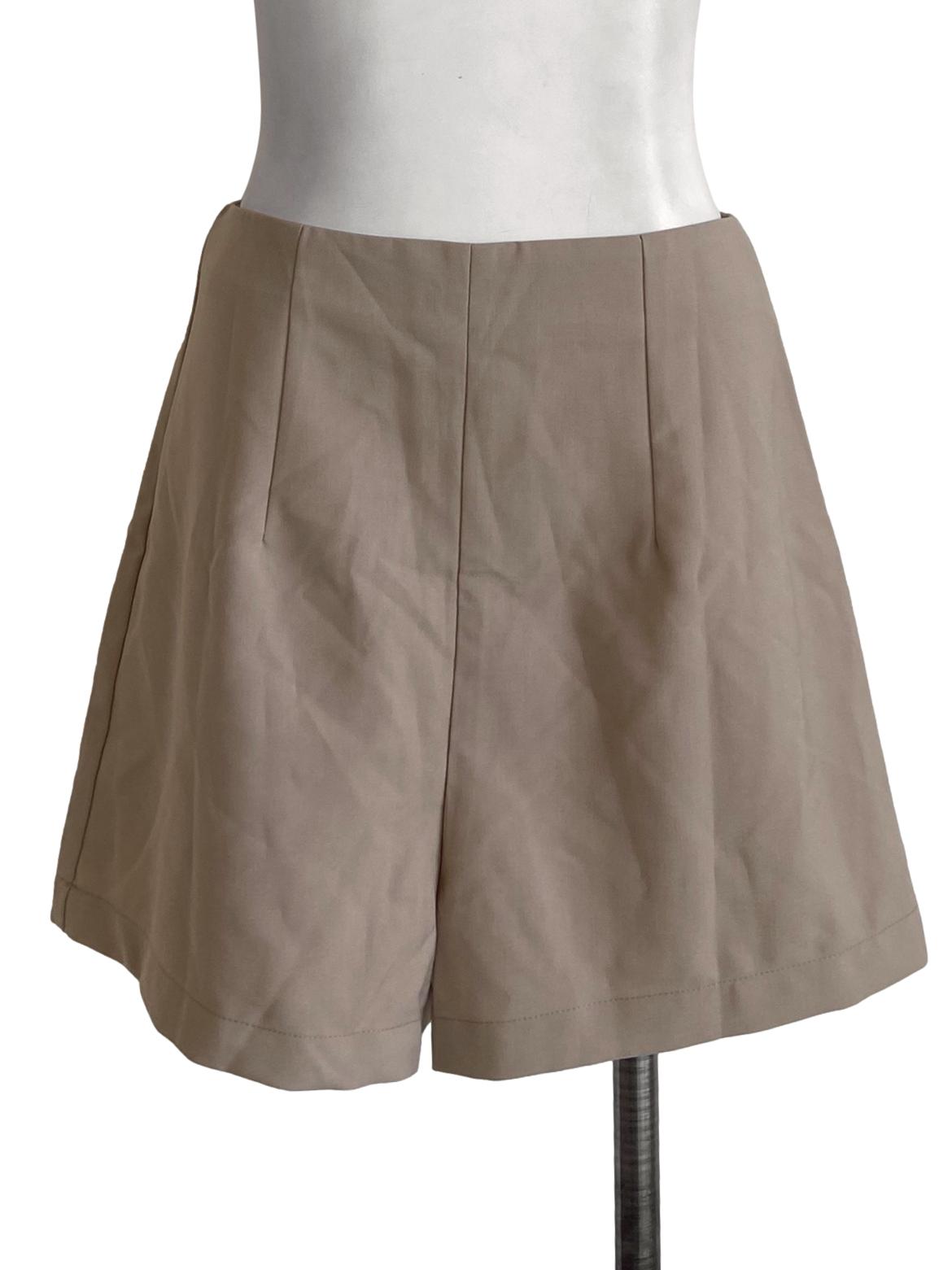 Parchment Beige Twill Short Pants TTR