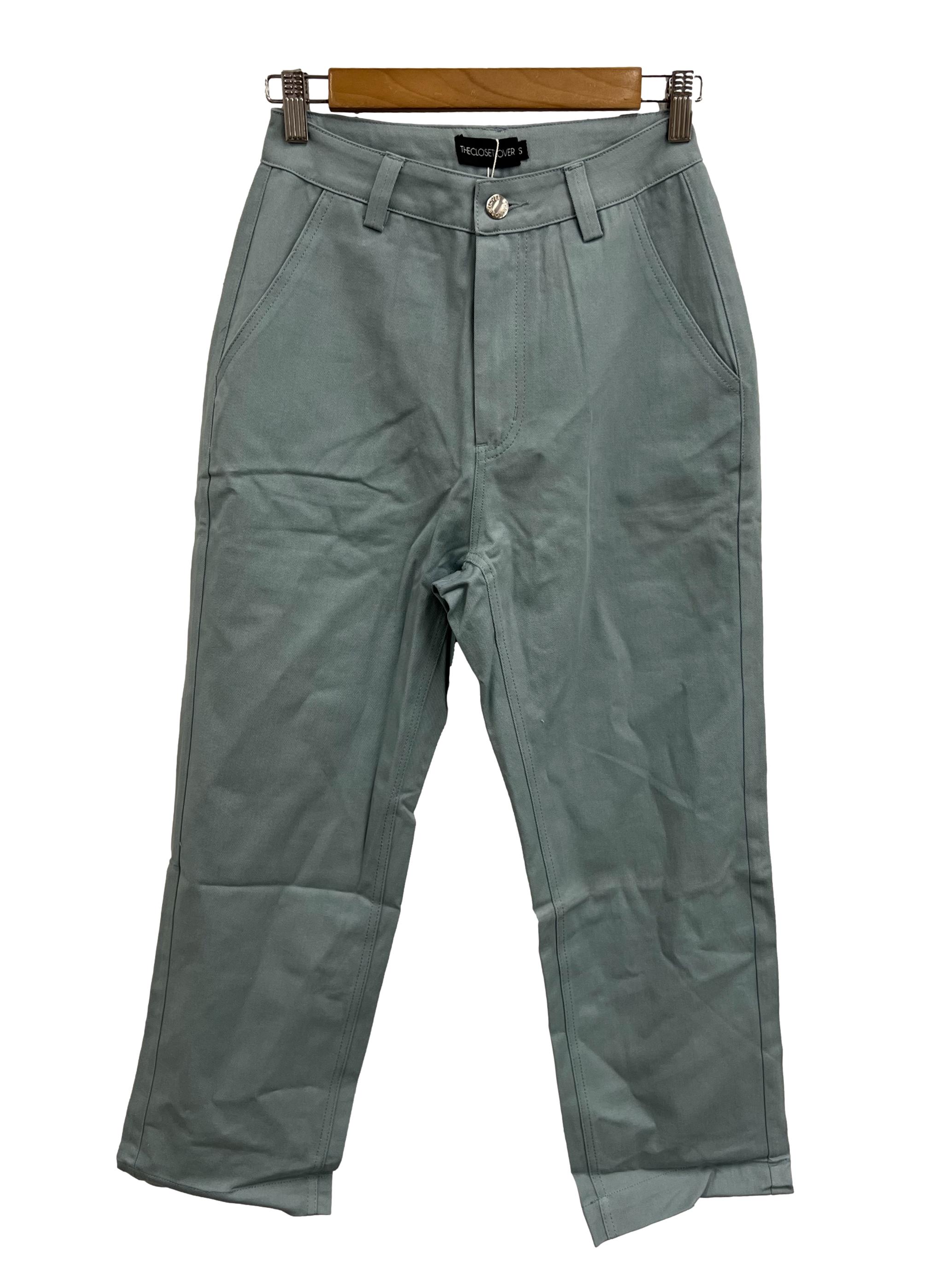 The Closet Lover Light Blue Trouser | REFASH