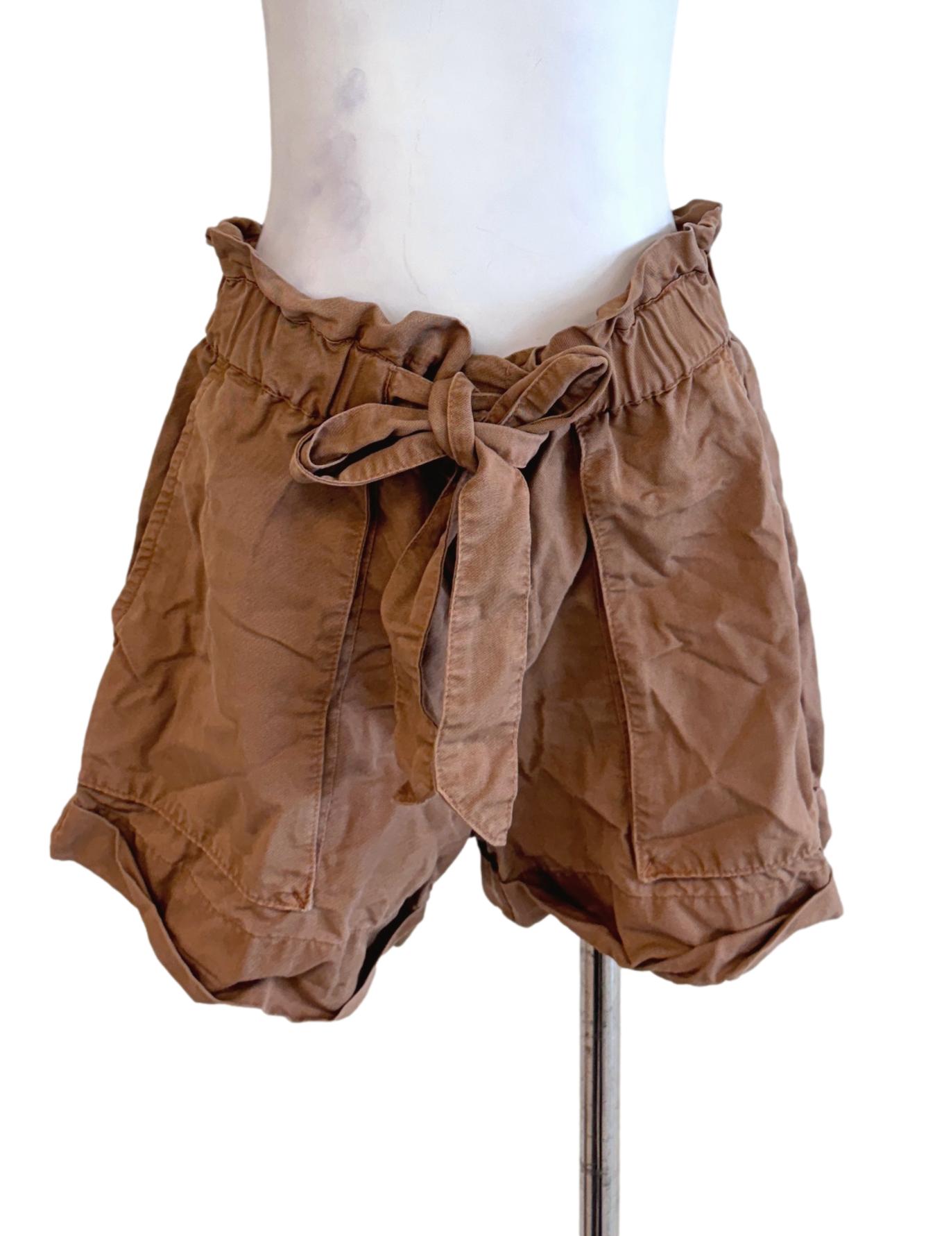 Brown Pocket Shorts