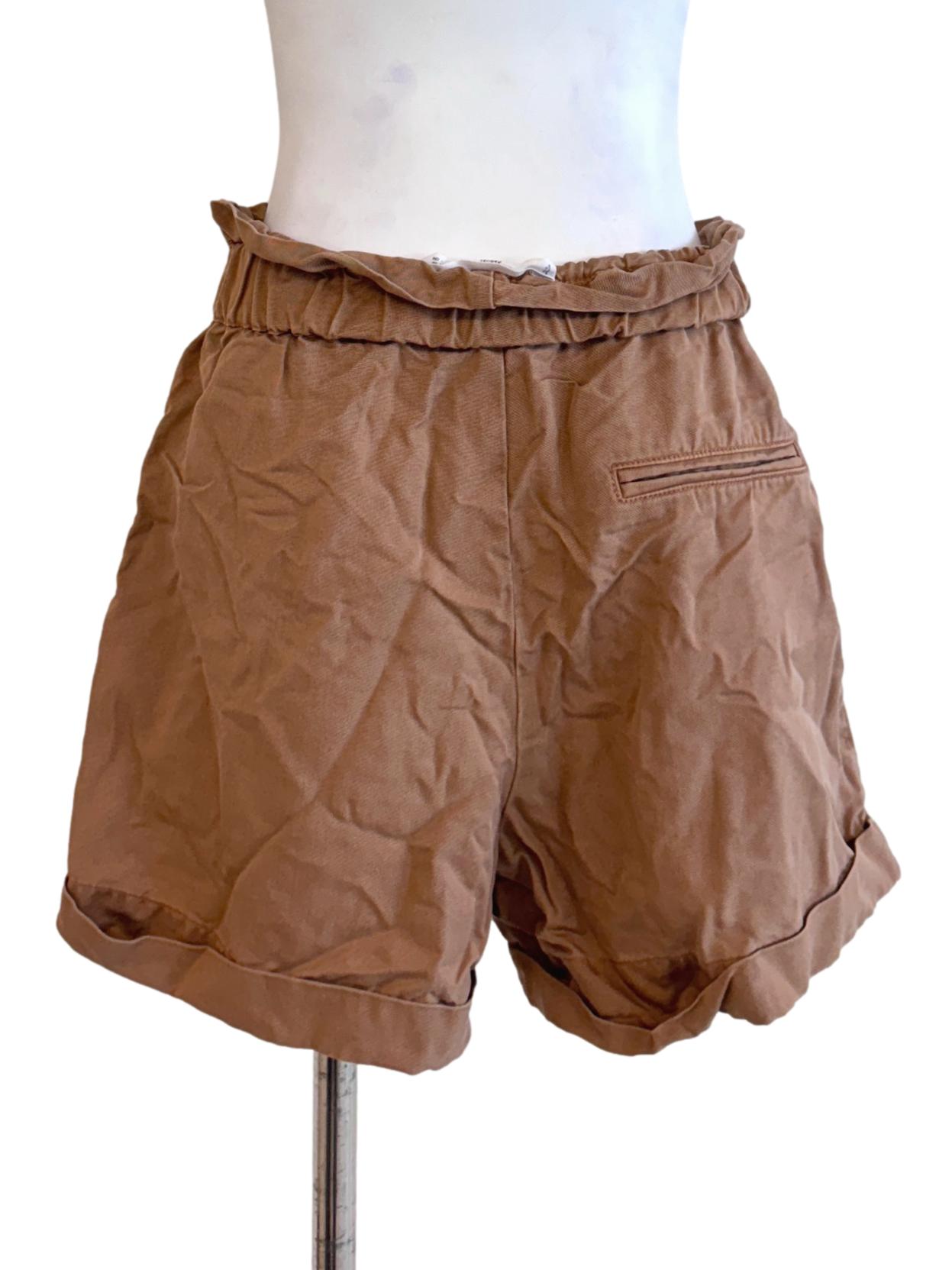 Brown Pocket Shorts