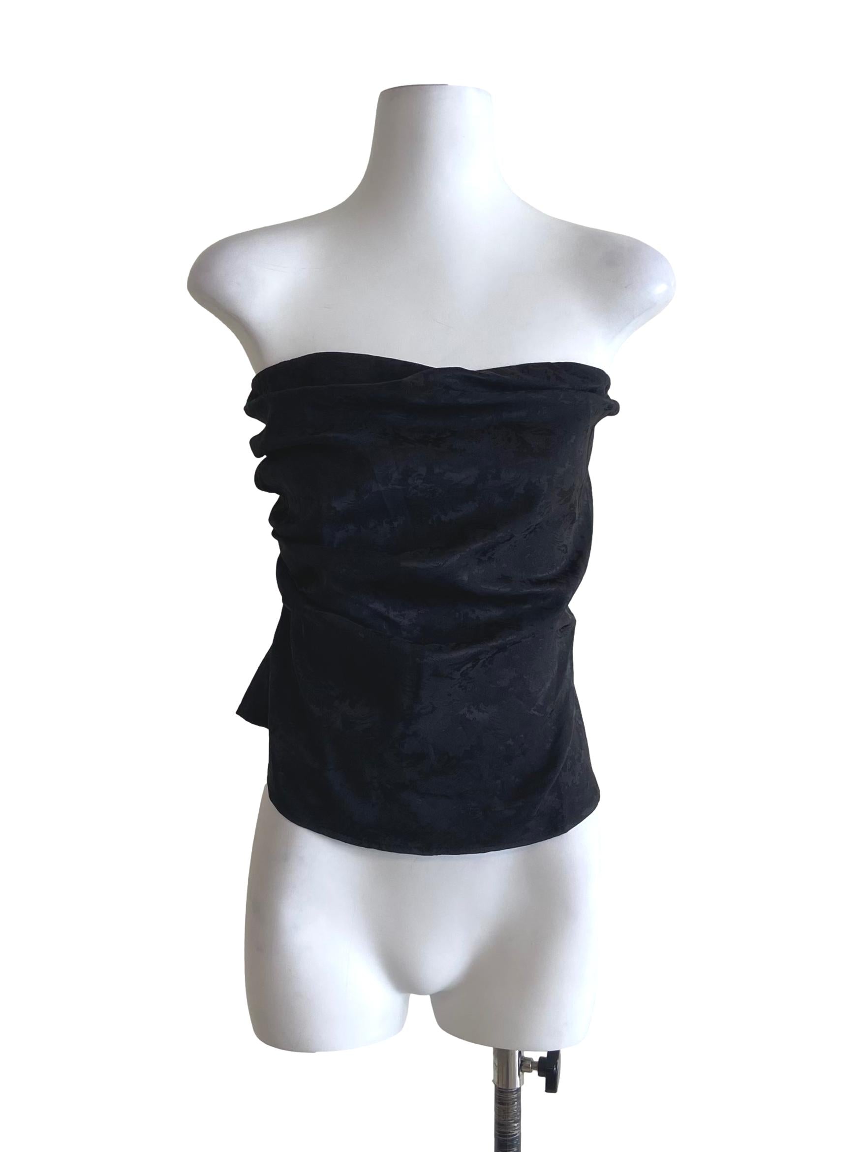 Black Narin Tube Top