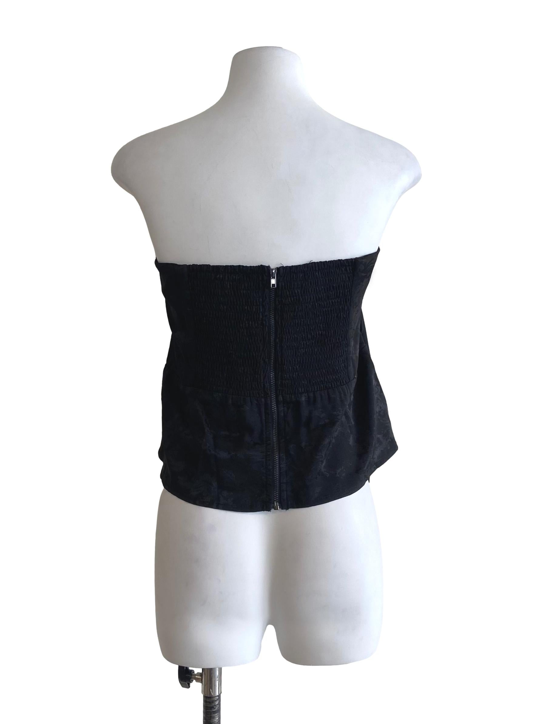 Black Narin Tube Top