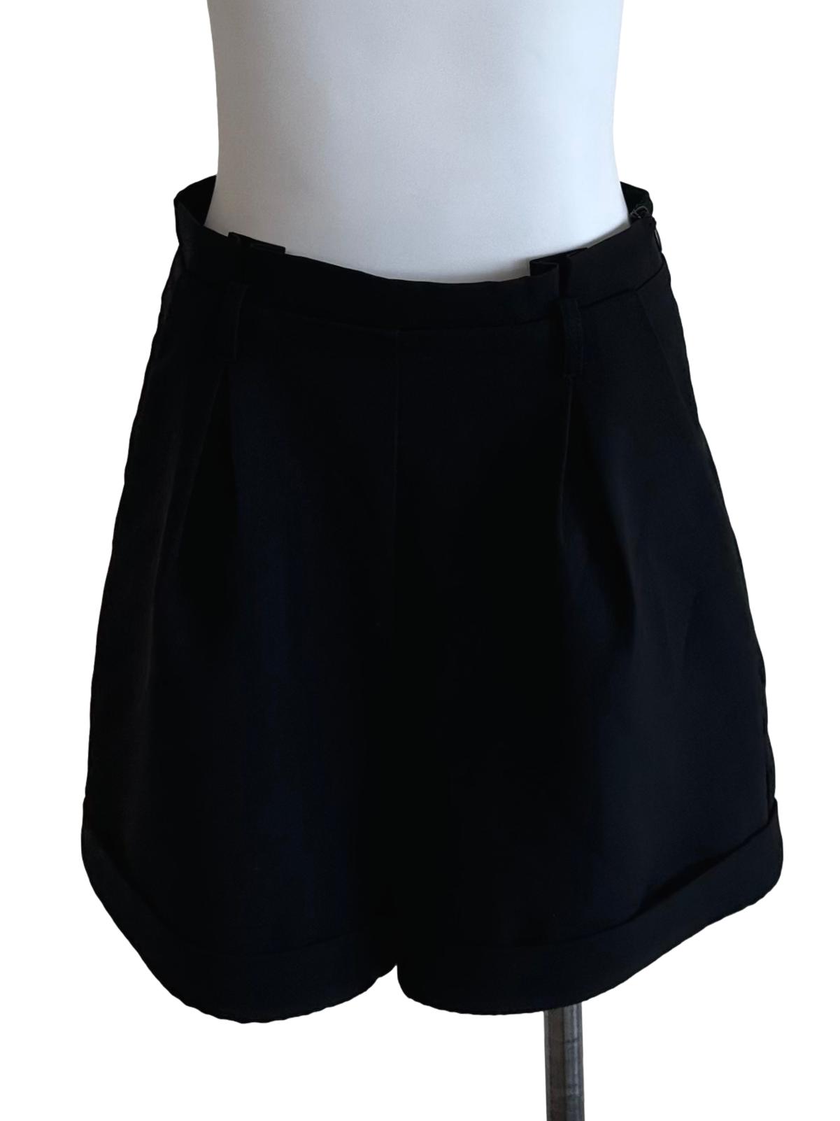 Onyx Black Casual Shorts