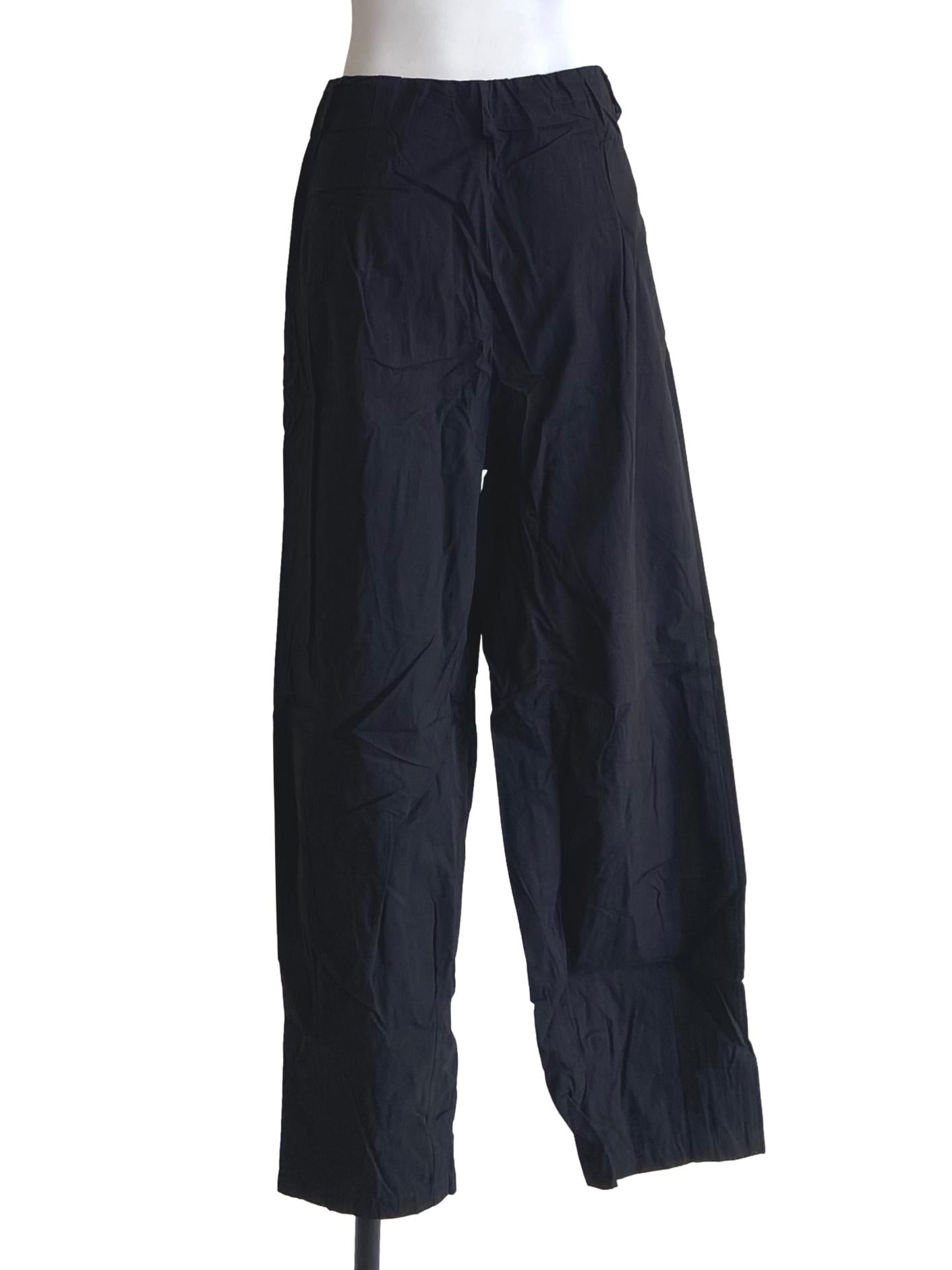 Black Gaye Drawstring Parachute Pants Limited Edition