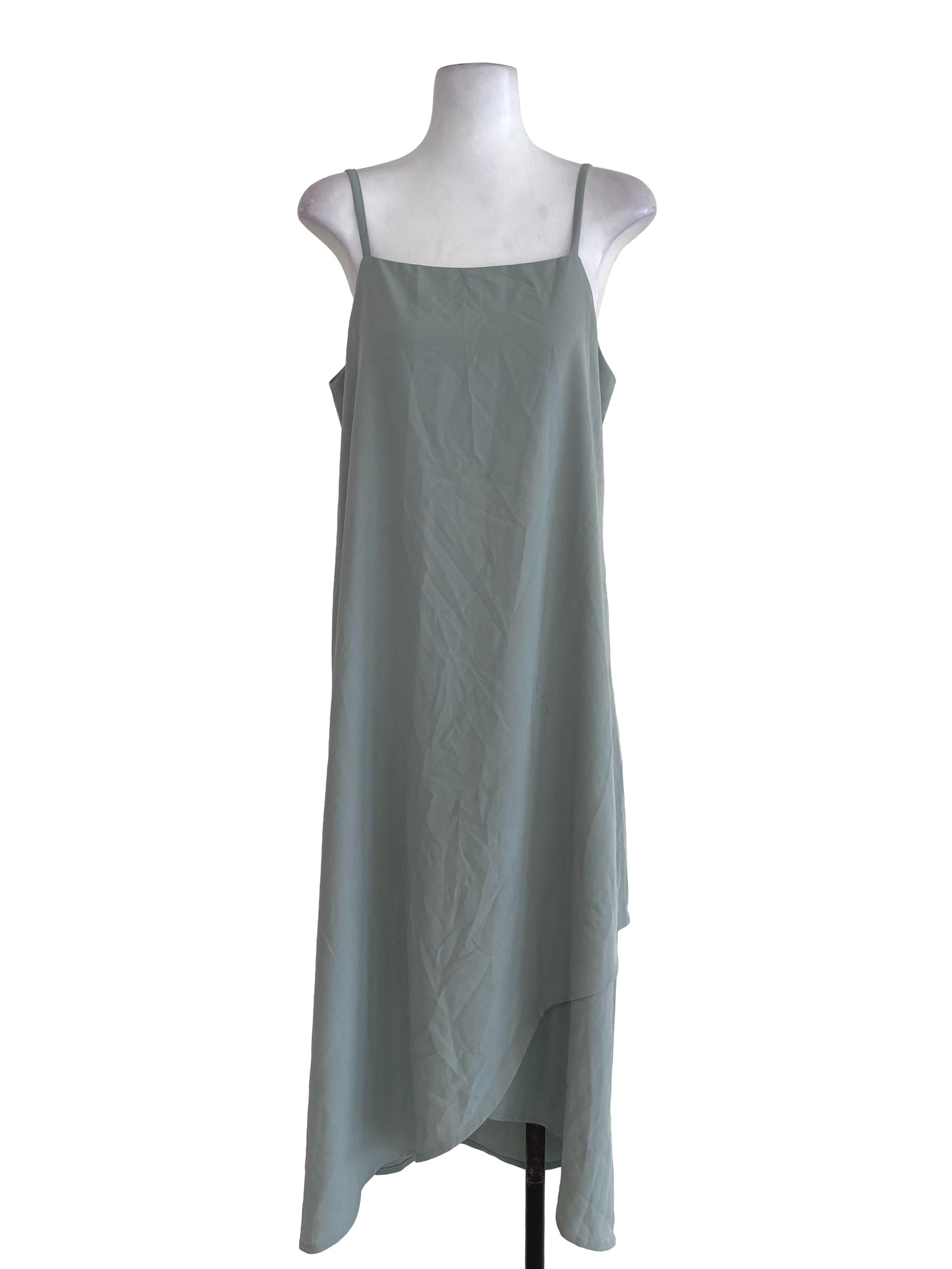 Dusty Mint Plain Dress