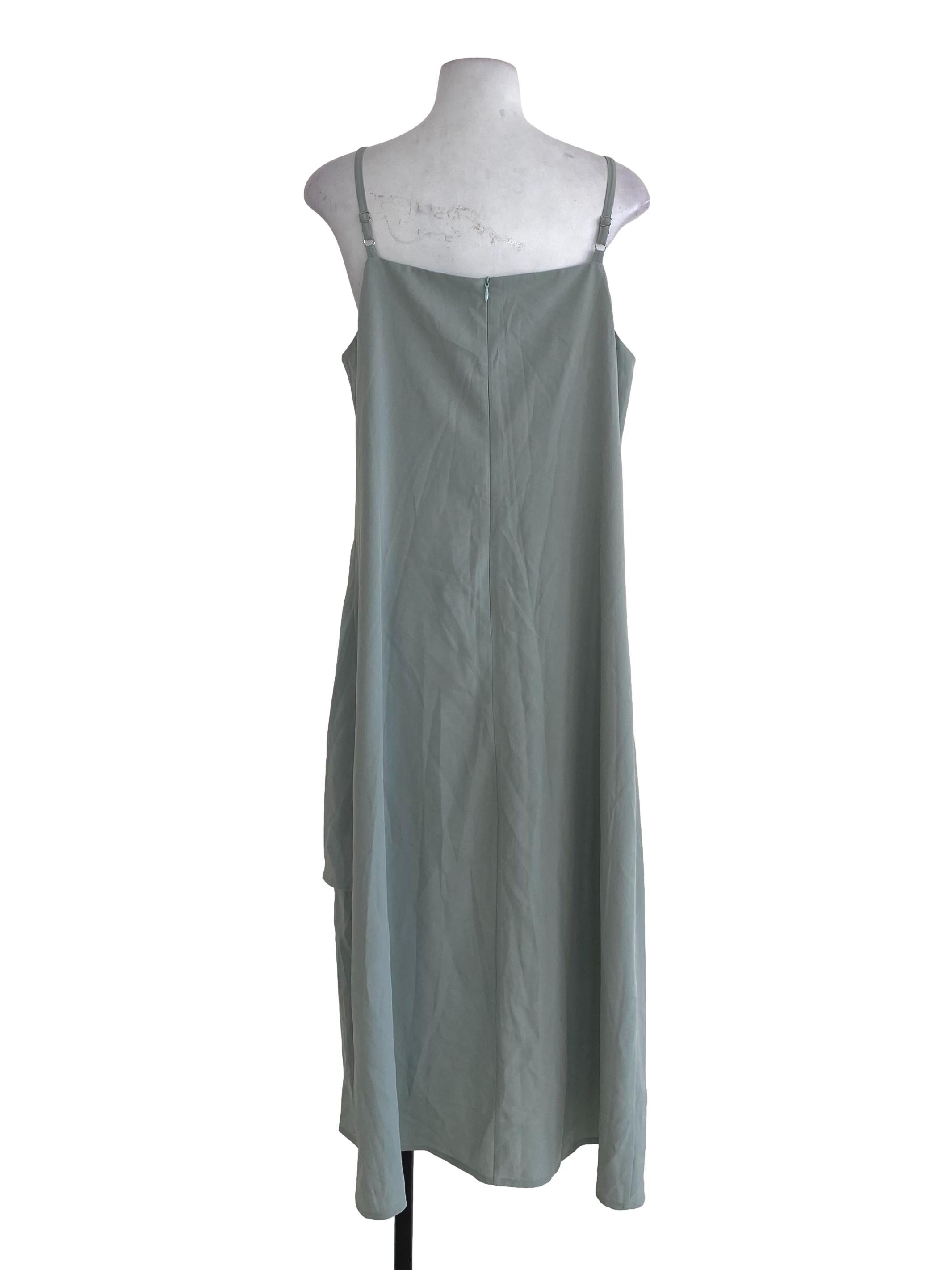 Dusty Mint Plain Dress