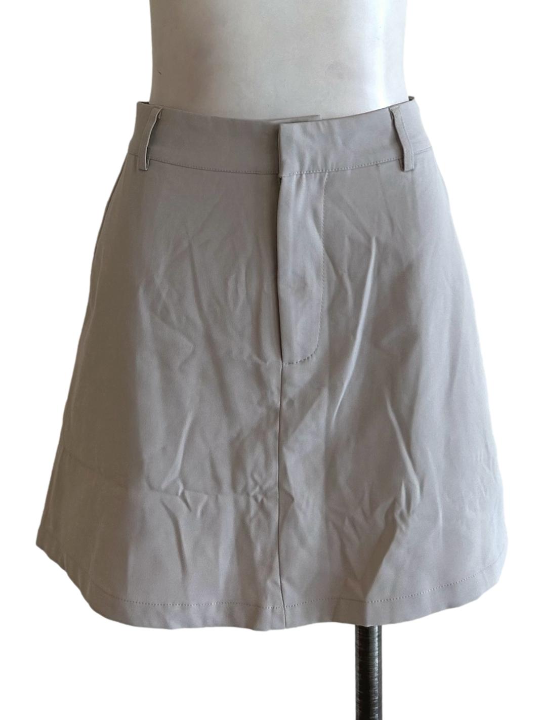 Light Grey A-Line Skirt