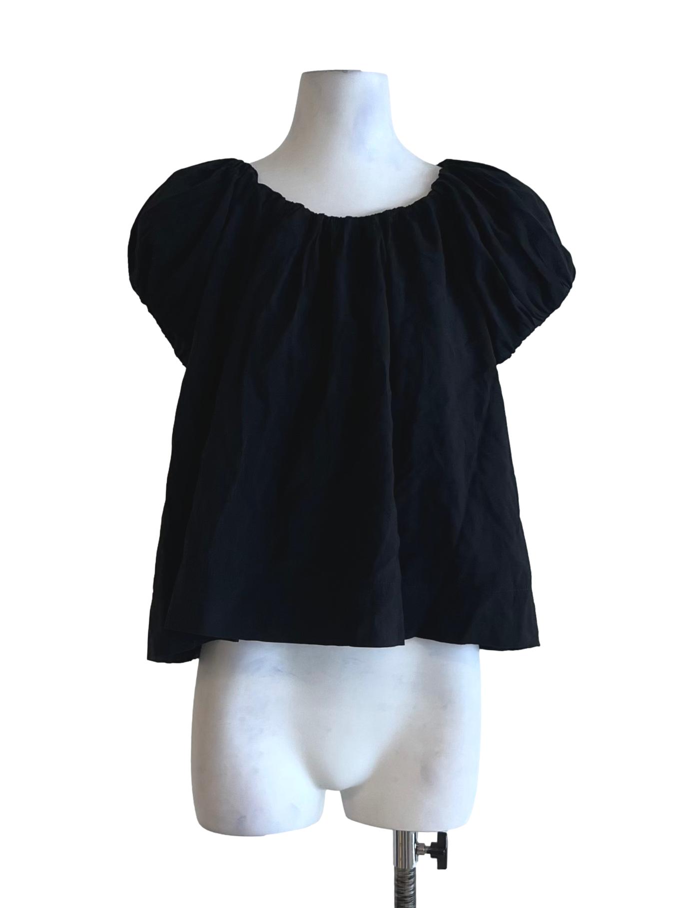 Black Jewel Neckline Blouse TEM