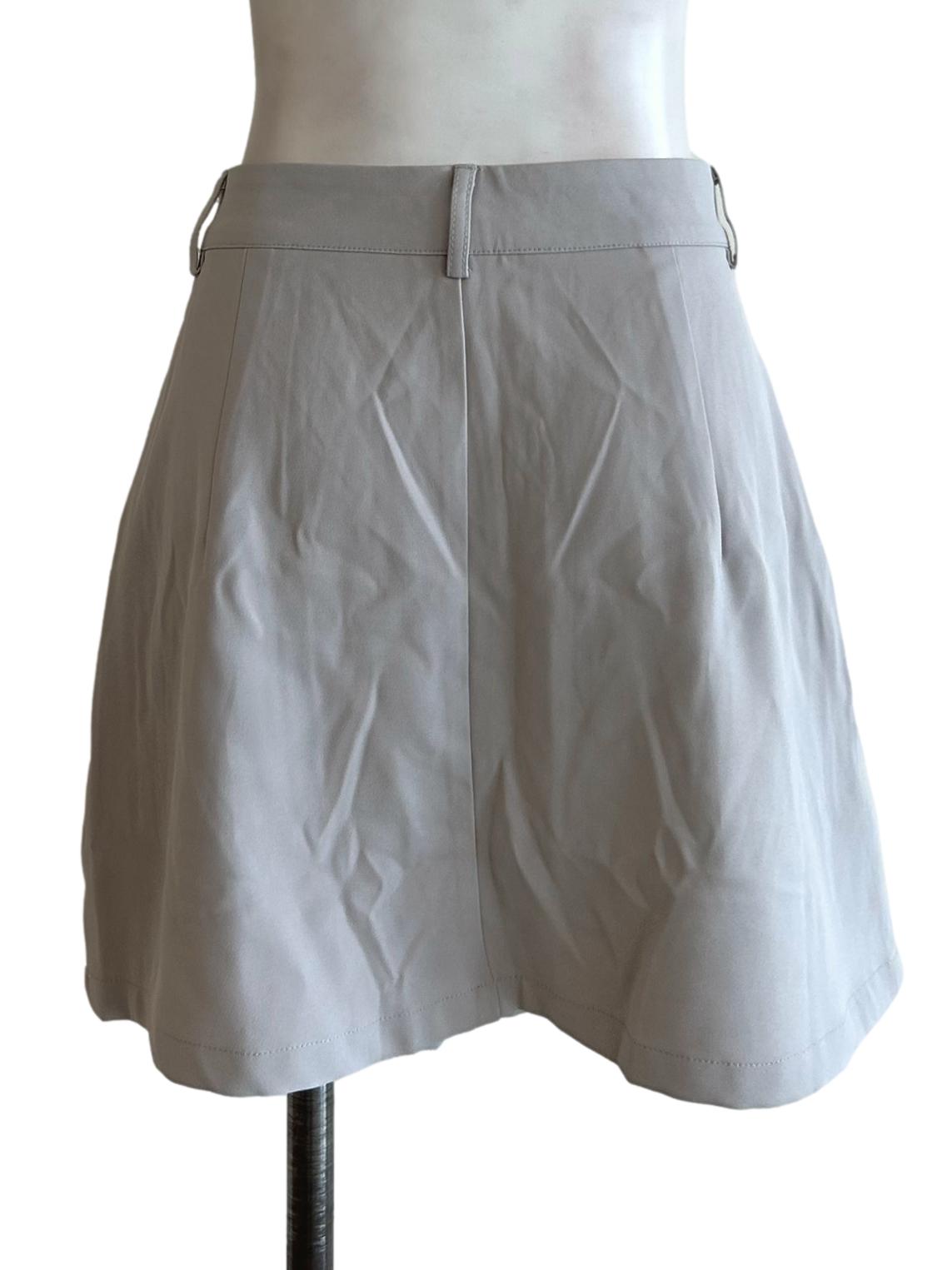 Light Grey A-Line Skirt