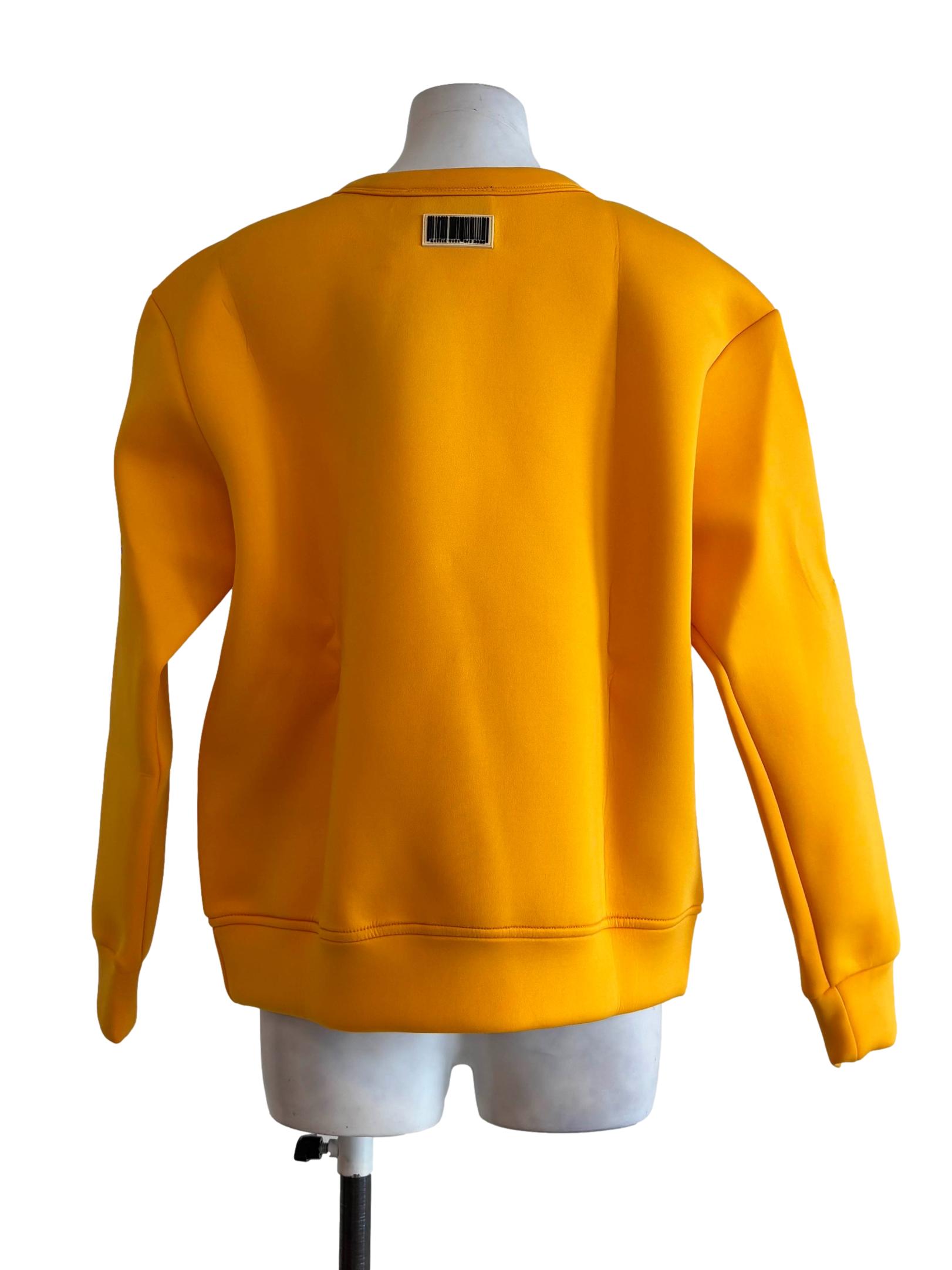 Orange Graphic Jumper