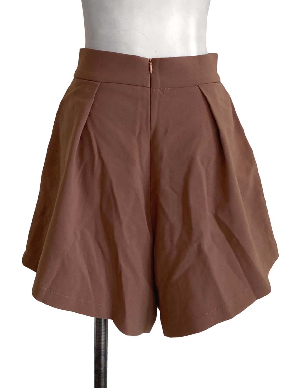 Orange Twill Short Pants