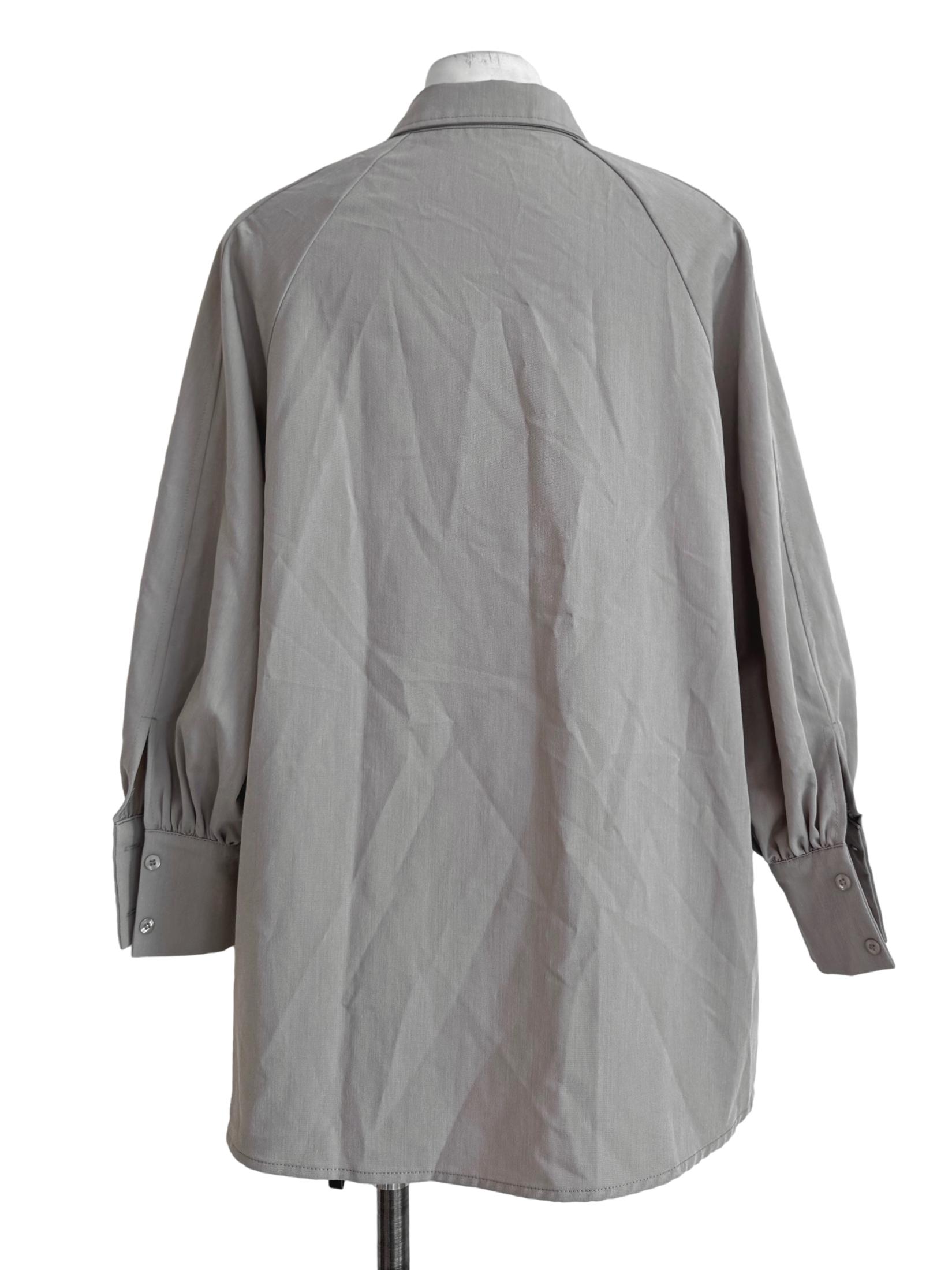 Potato Brown Long Sleeve Blouse