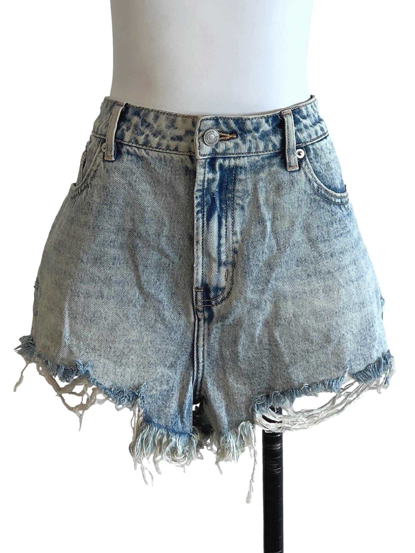 Sky Blue Short Jeans