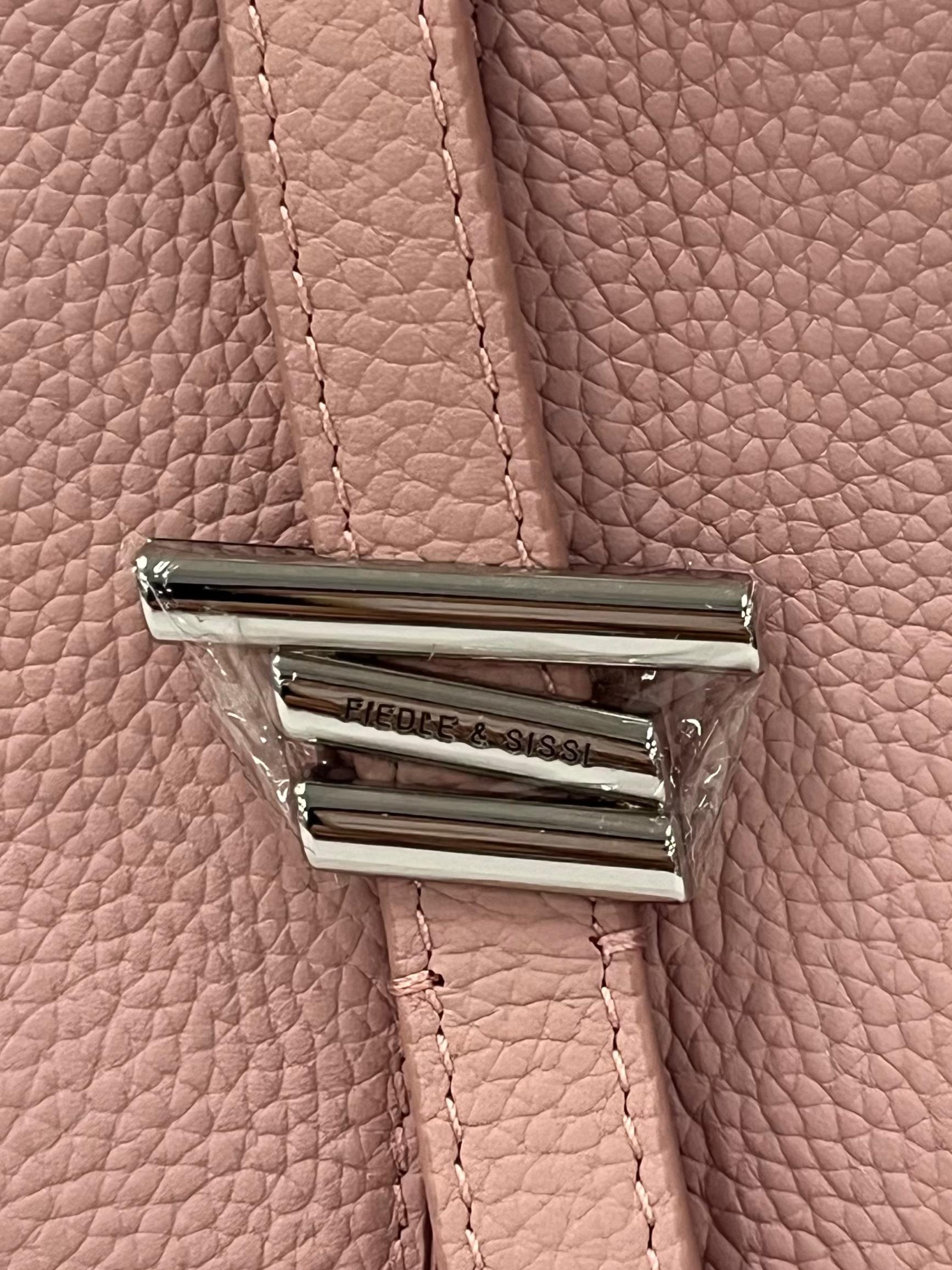 Pink Micro Crossbody Bag With Magnetic Closure