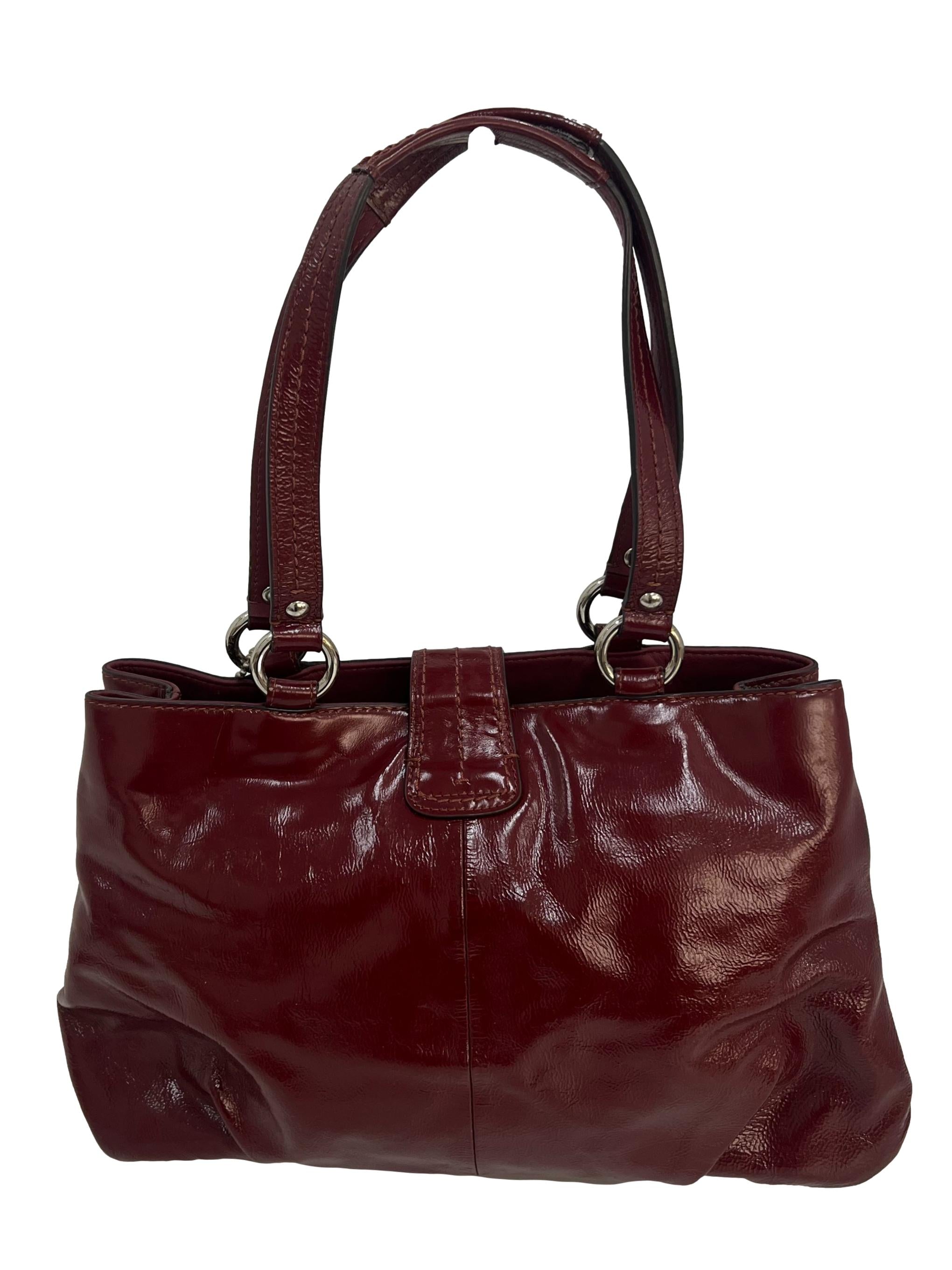 Maroon Coach Shoulder Bag CSN