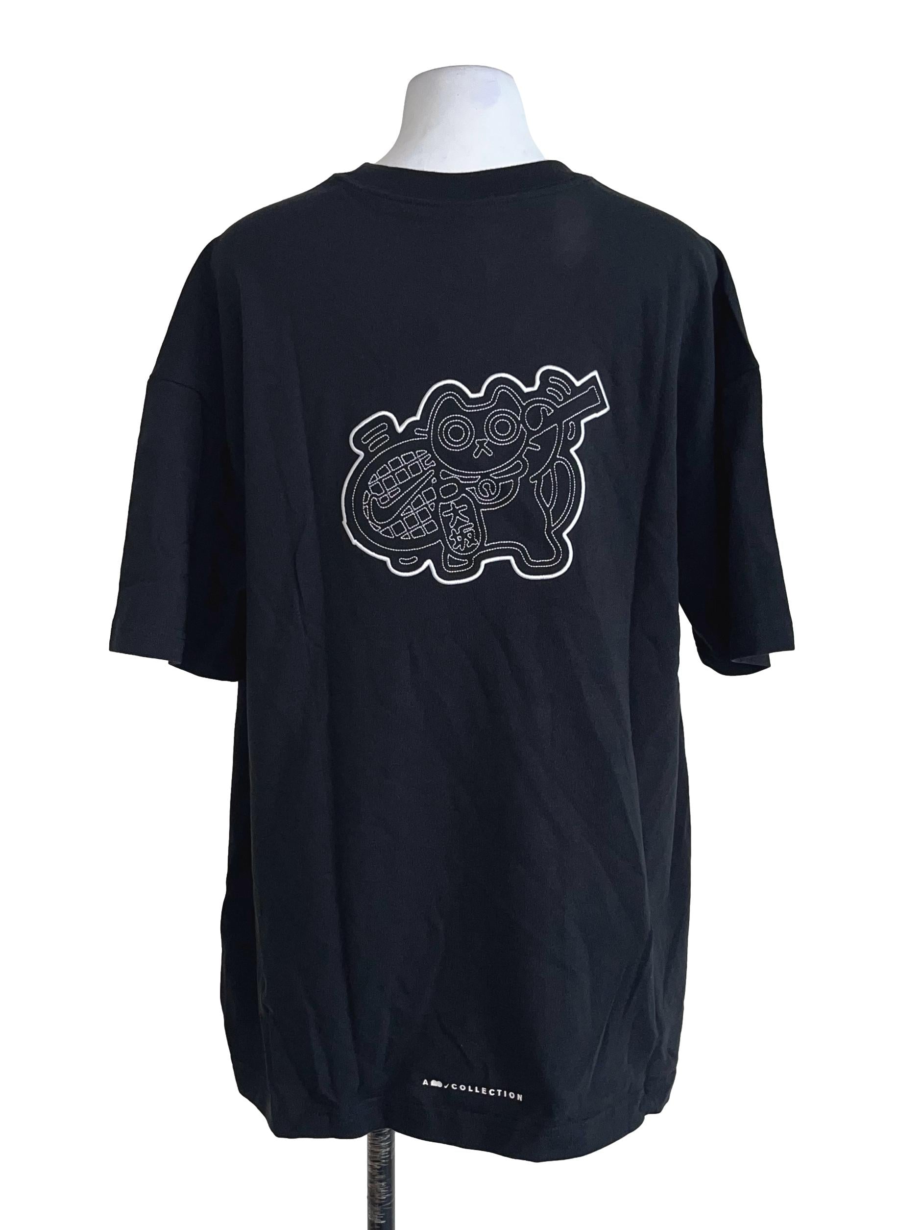 Onyx Black Oversized Logo T-Shirt