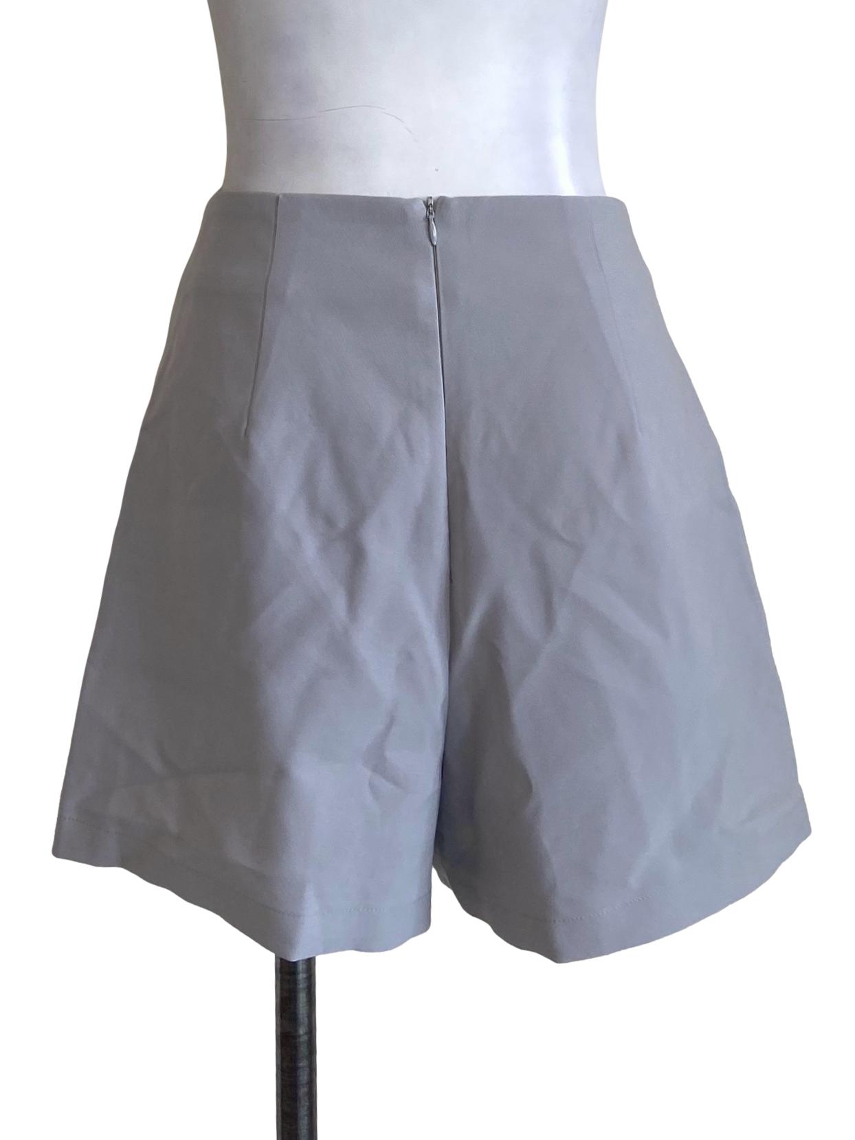 Cloud Grey Twill Short Pants