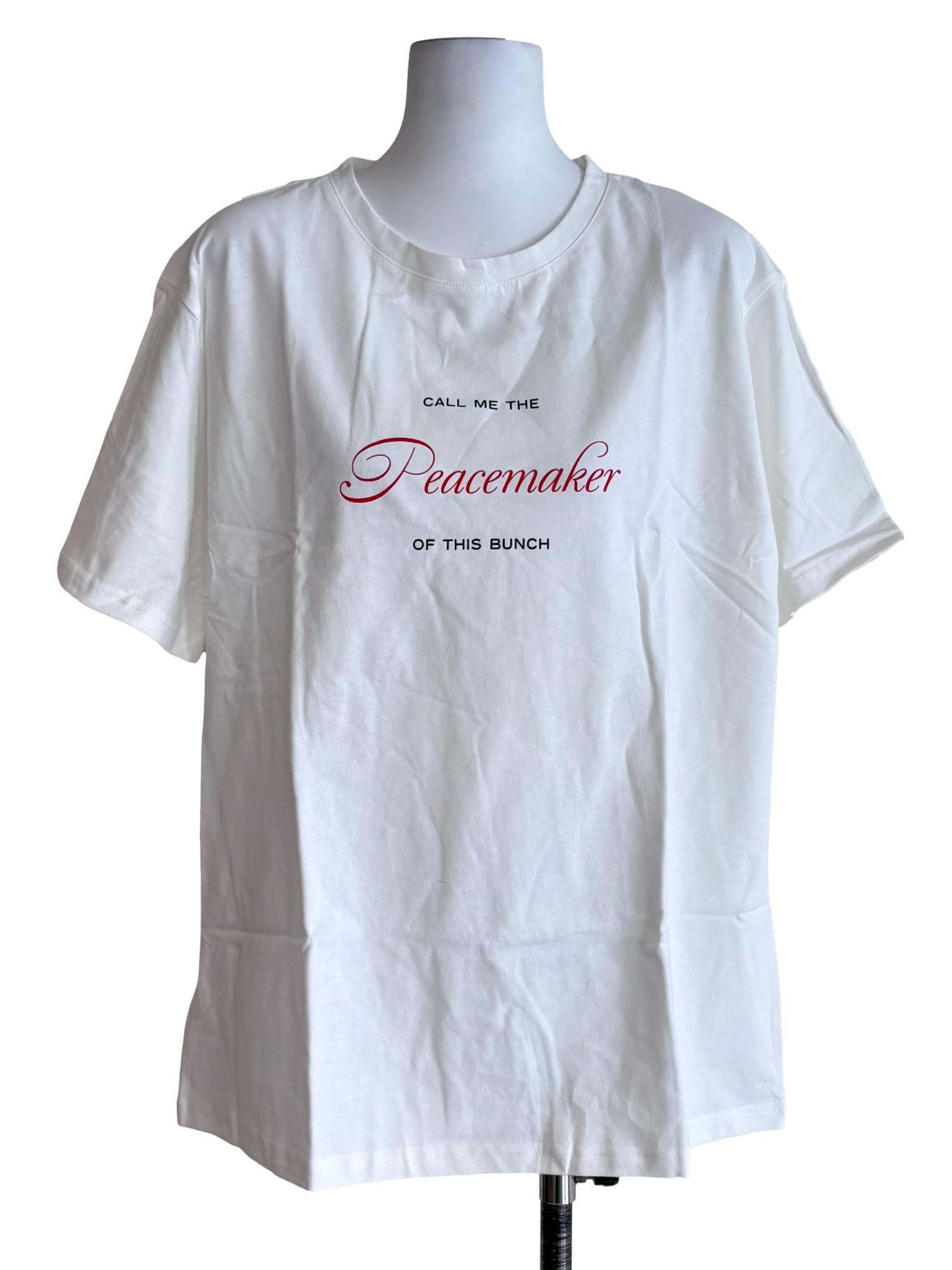 White Personali-Tees - Peacemaker