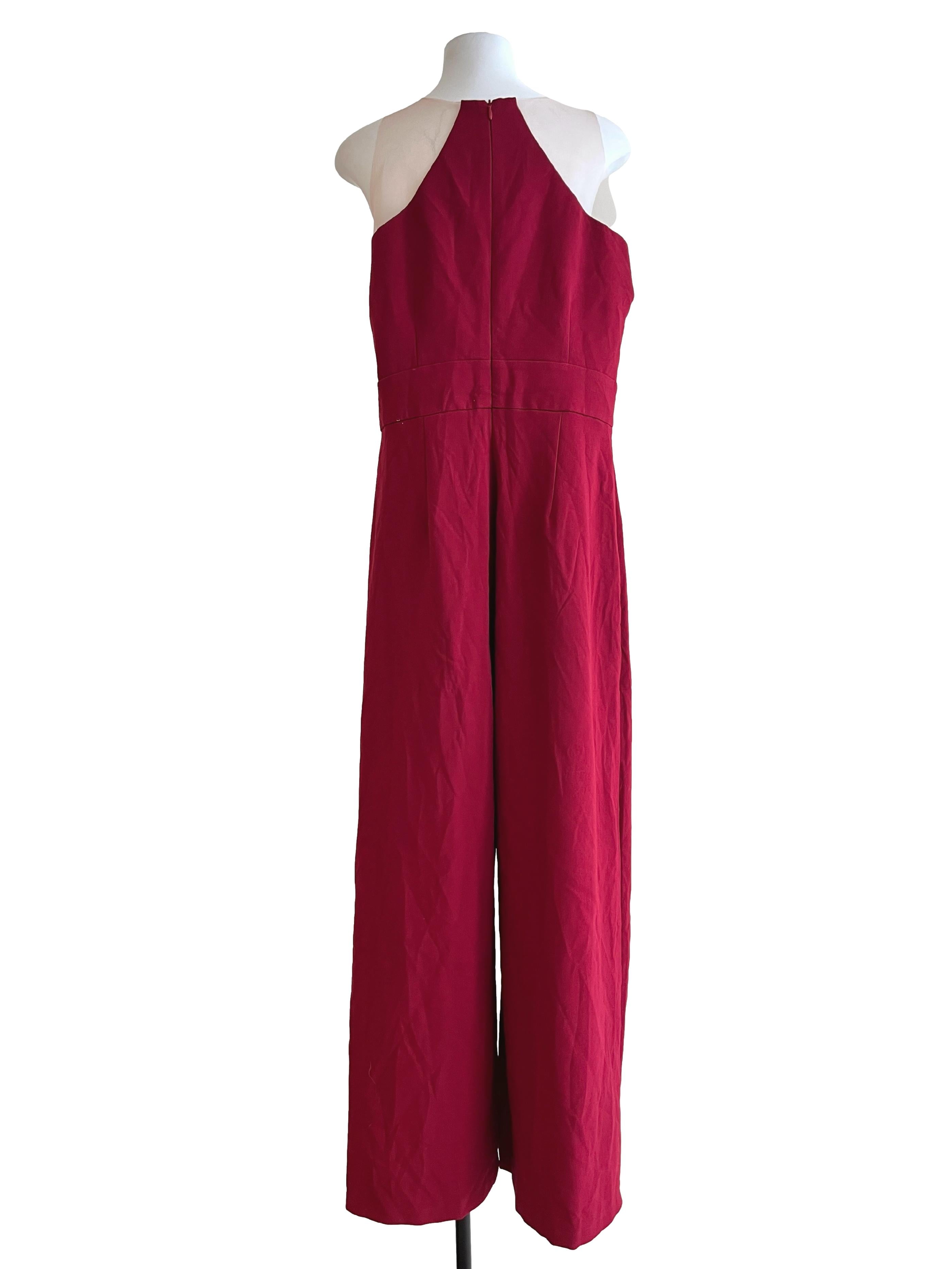 Crimson Red Sweetheart Jumpsuit