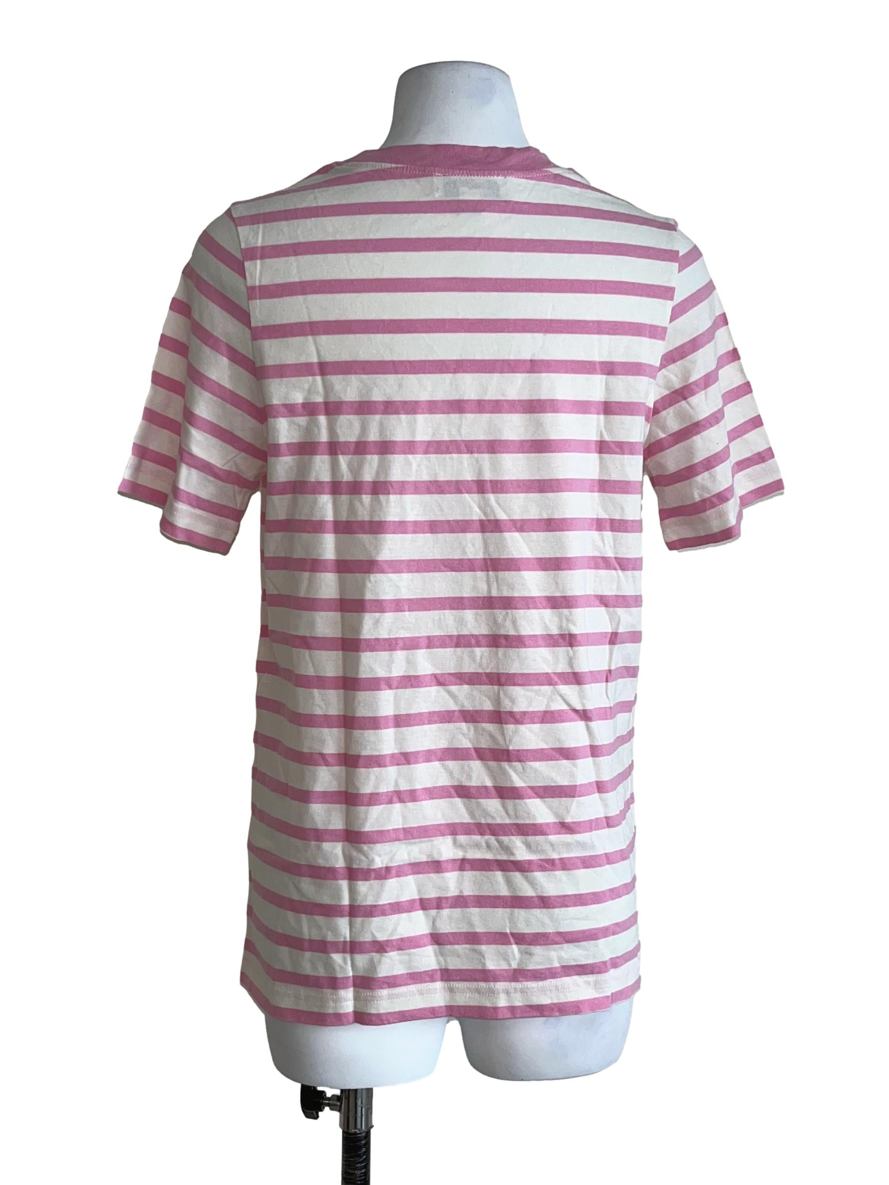 Taffy Pink And White Striped T-Shirt