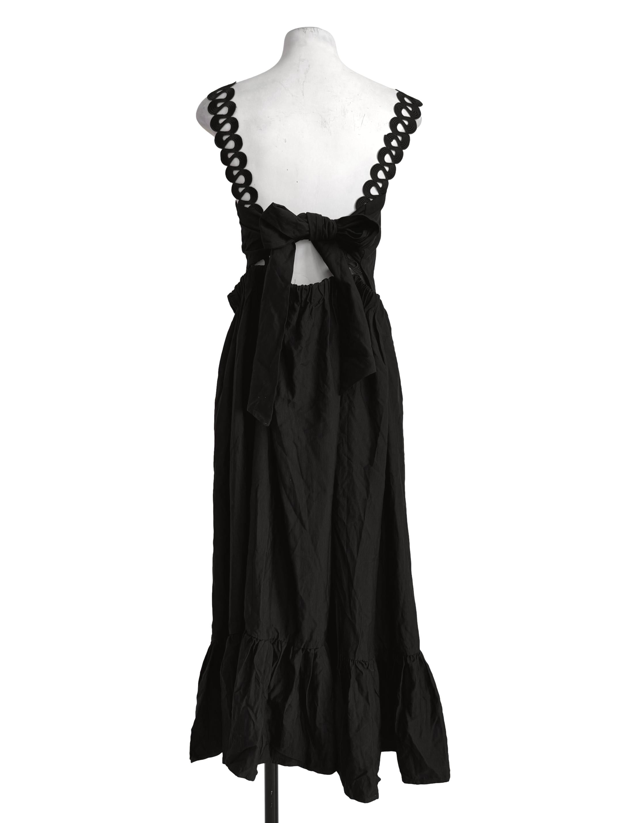 Ant Black Bare Back Dress