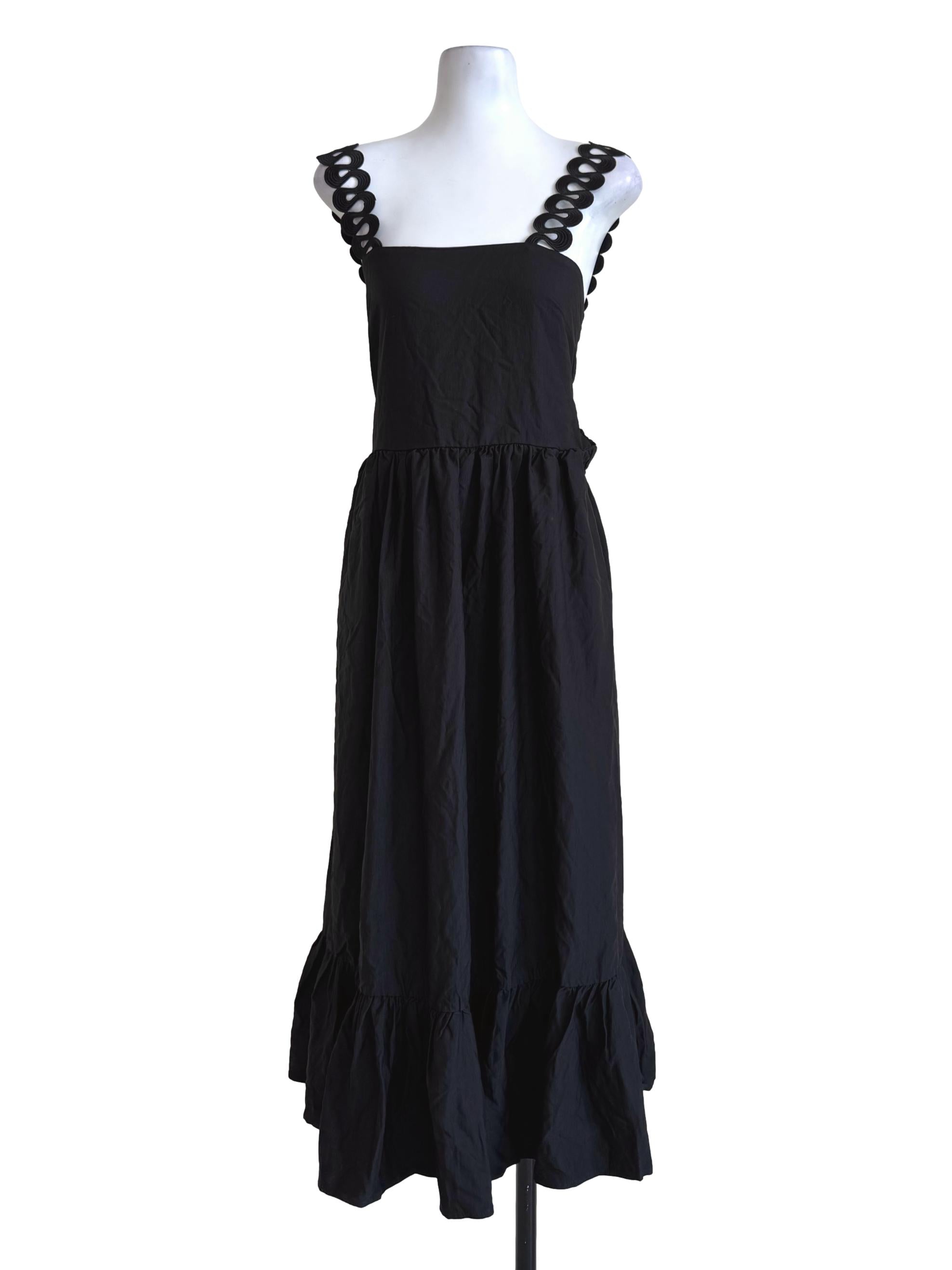 Ant Black Bare Back Dress