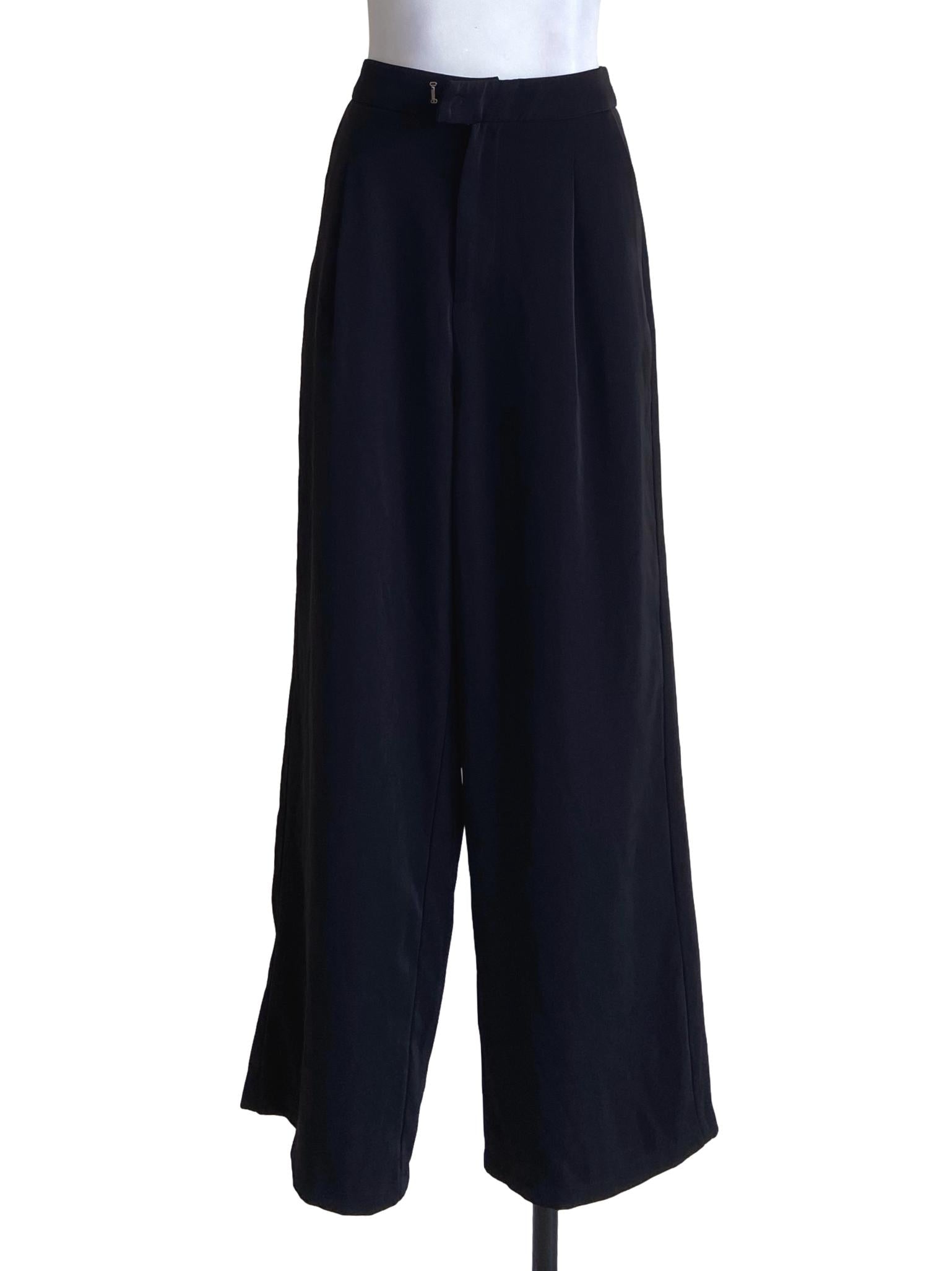Black Twill Formal Pants