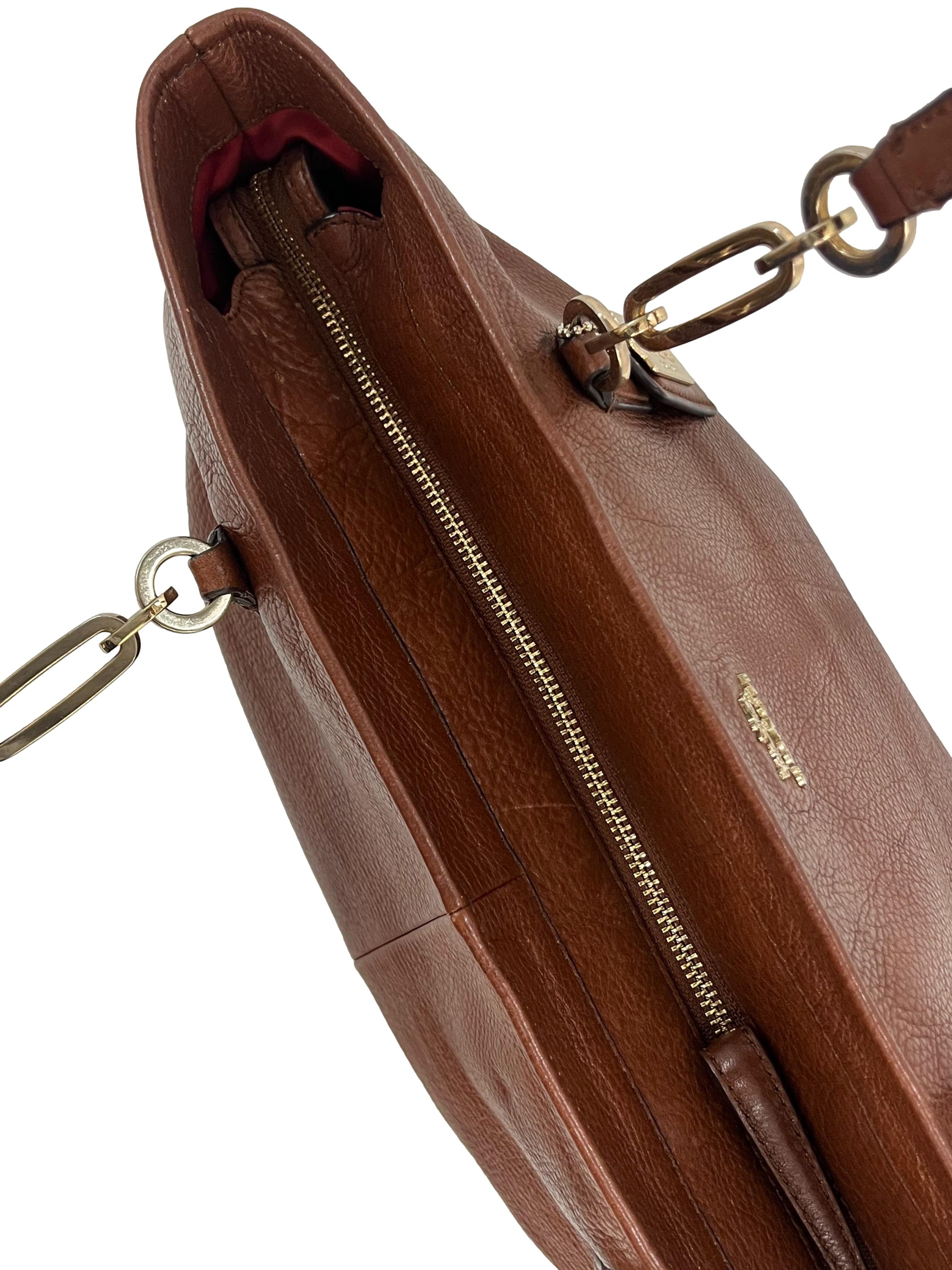 Brown Madison East West Tote Bag CSN