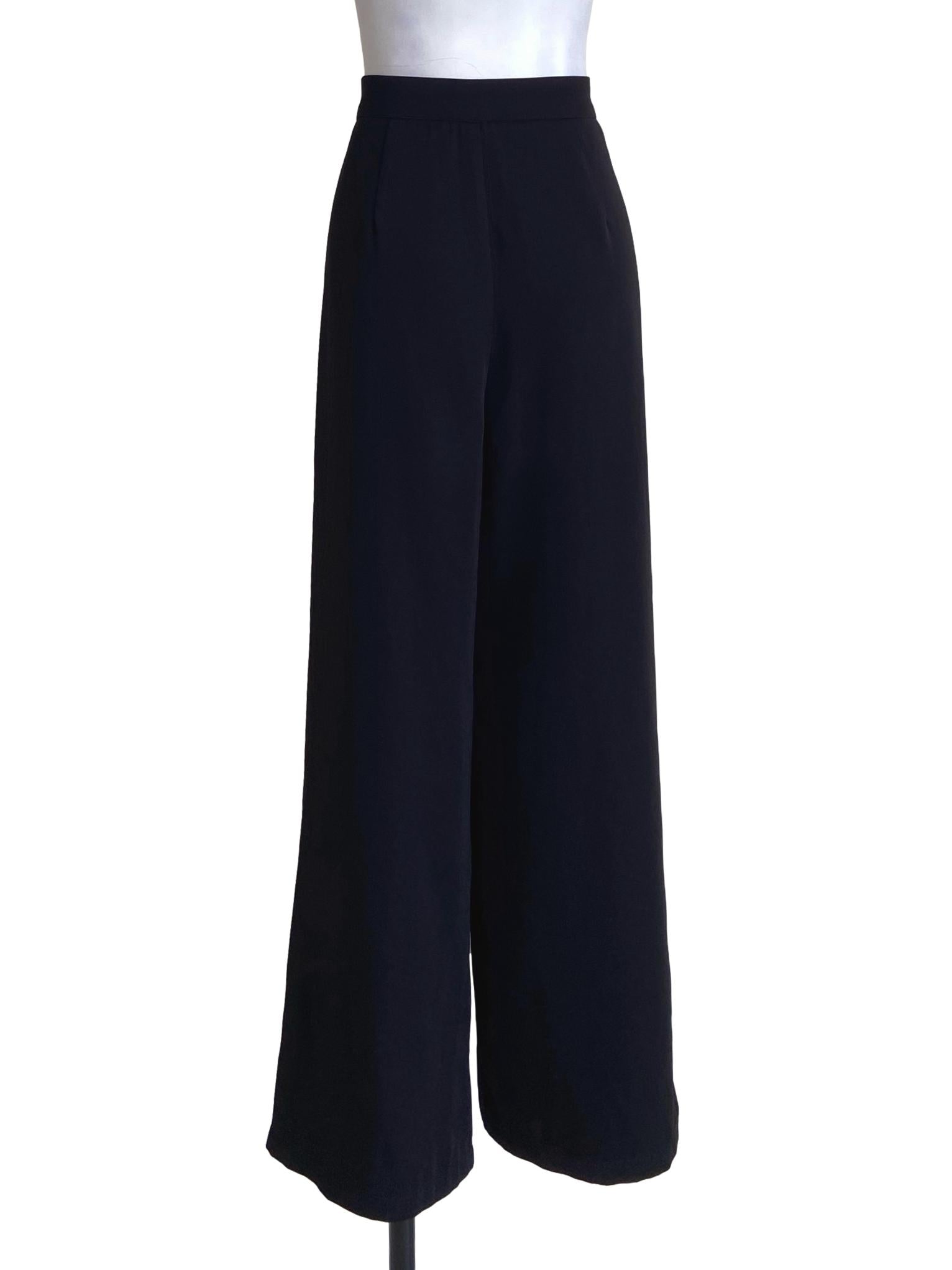 Black Twill Formal Pants