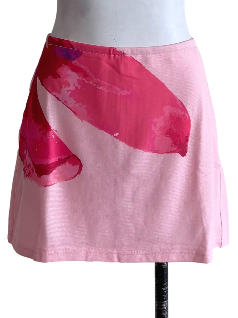 Pink Meranda Mesh Skorts