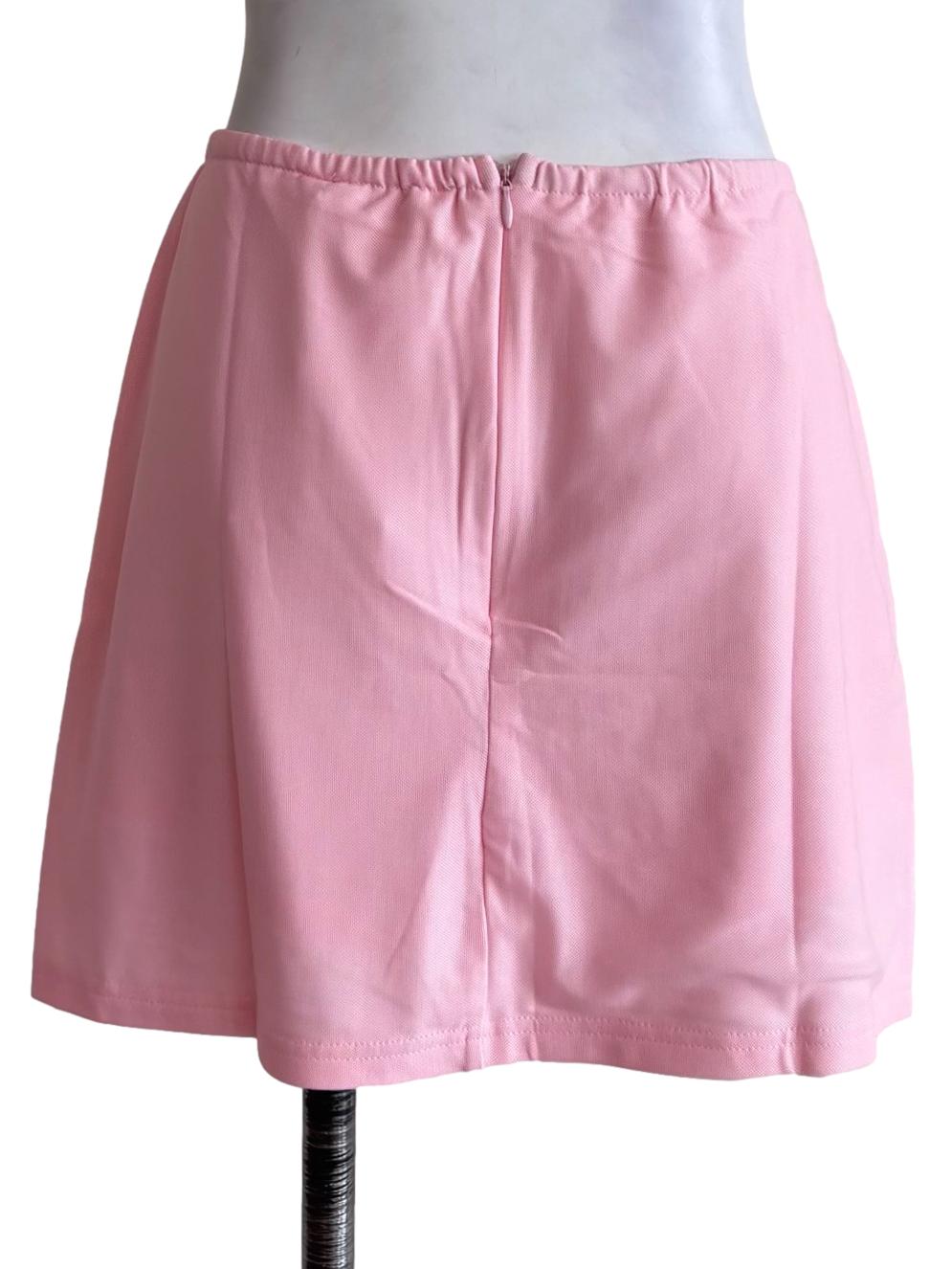 Pink Meranda Mesh Skorts