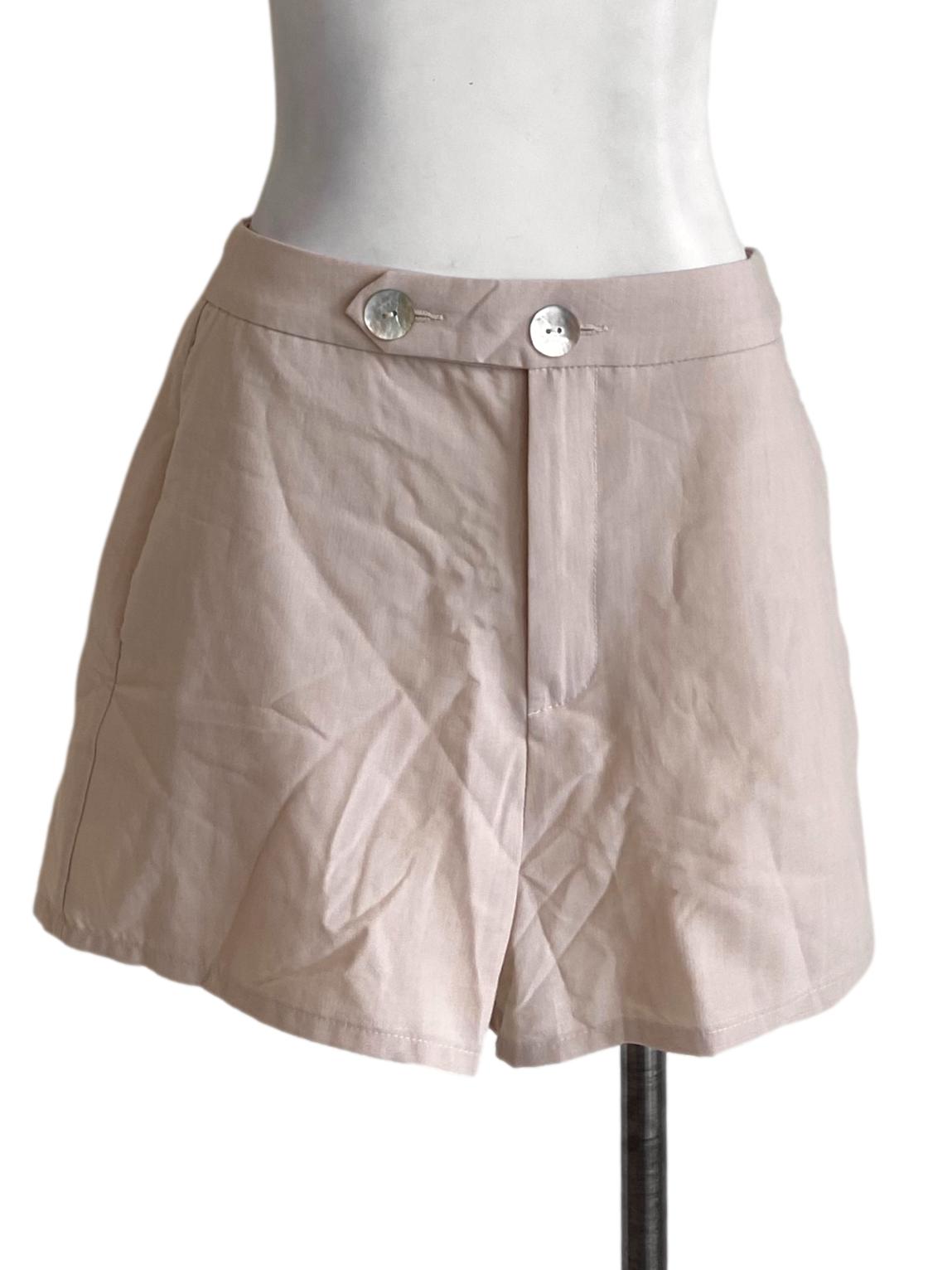 Parchment Beige Short Pants