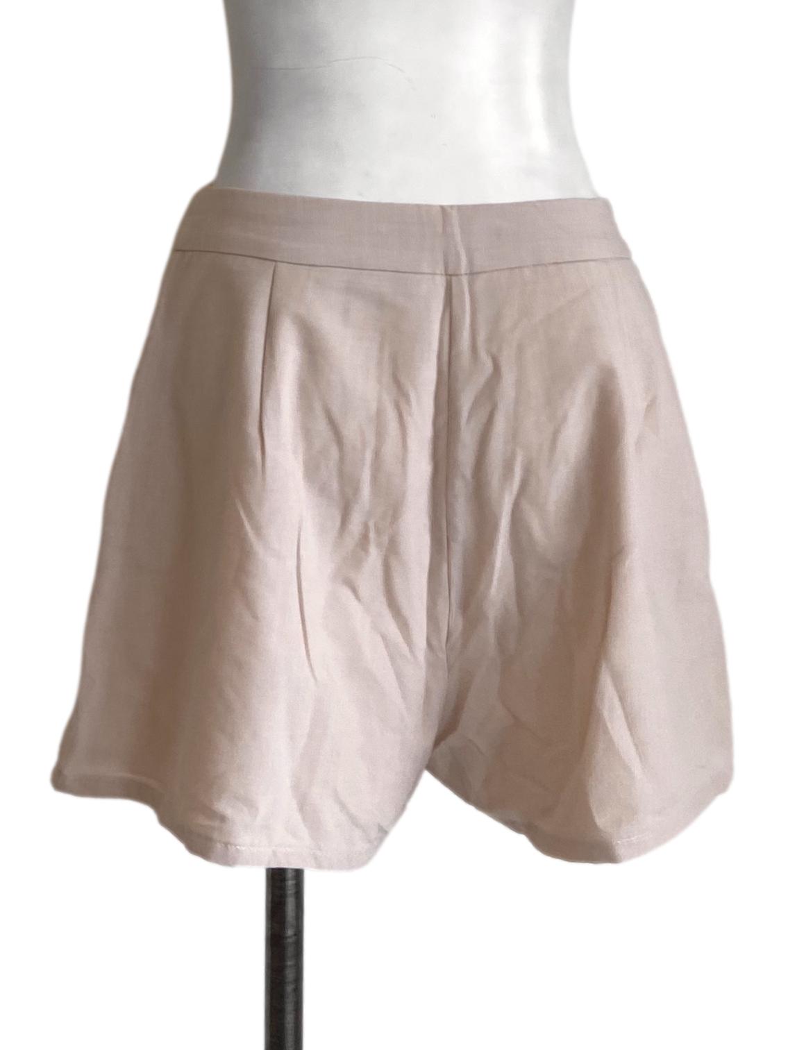 Parchment Beige Short Pants
