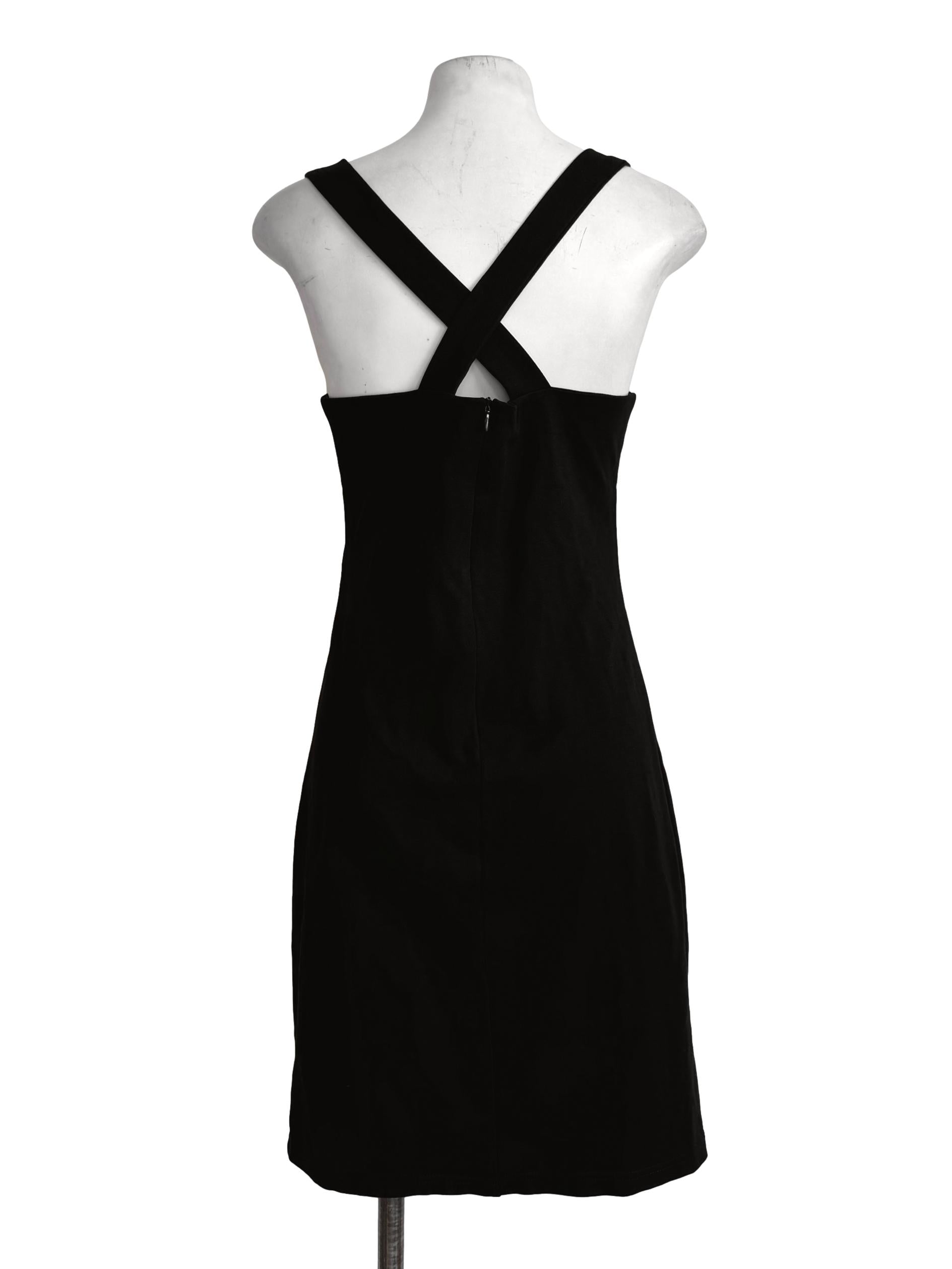 Muted Black Mini Dress