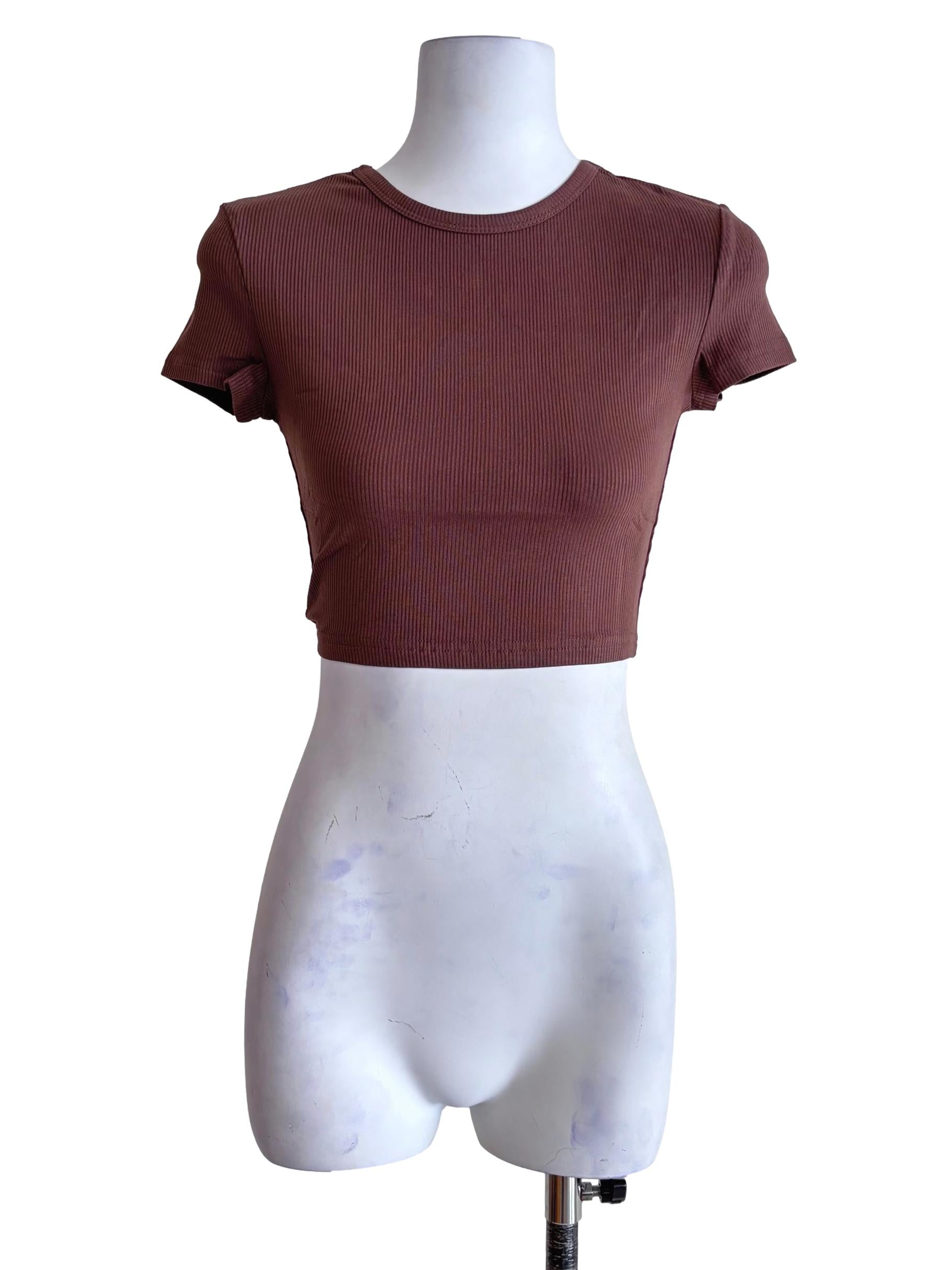 Brown Daffy Baby Tee