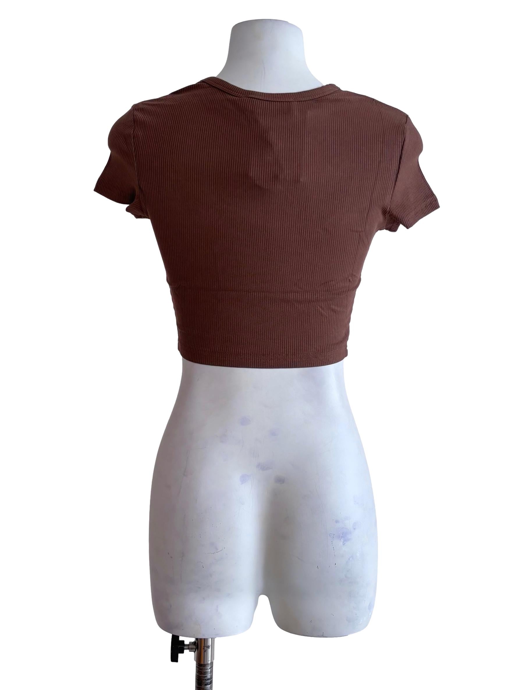 Brown Daffy Baby Tee