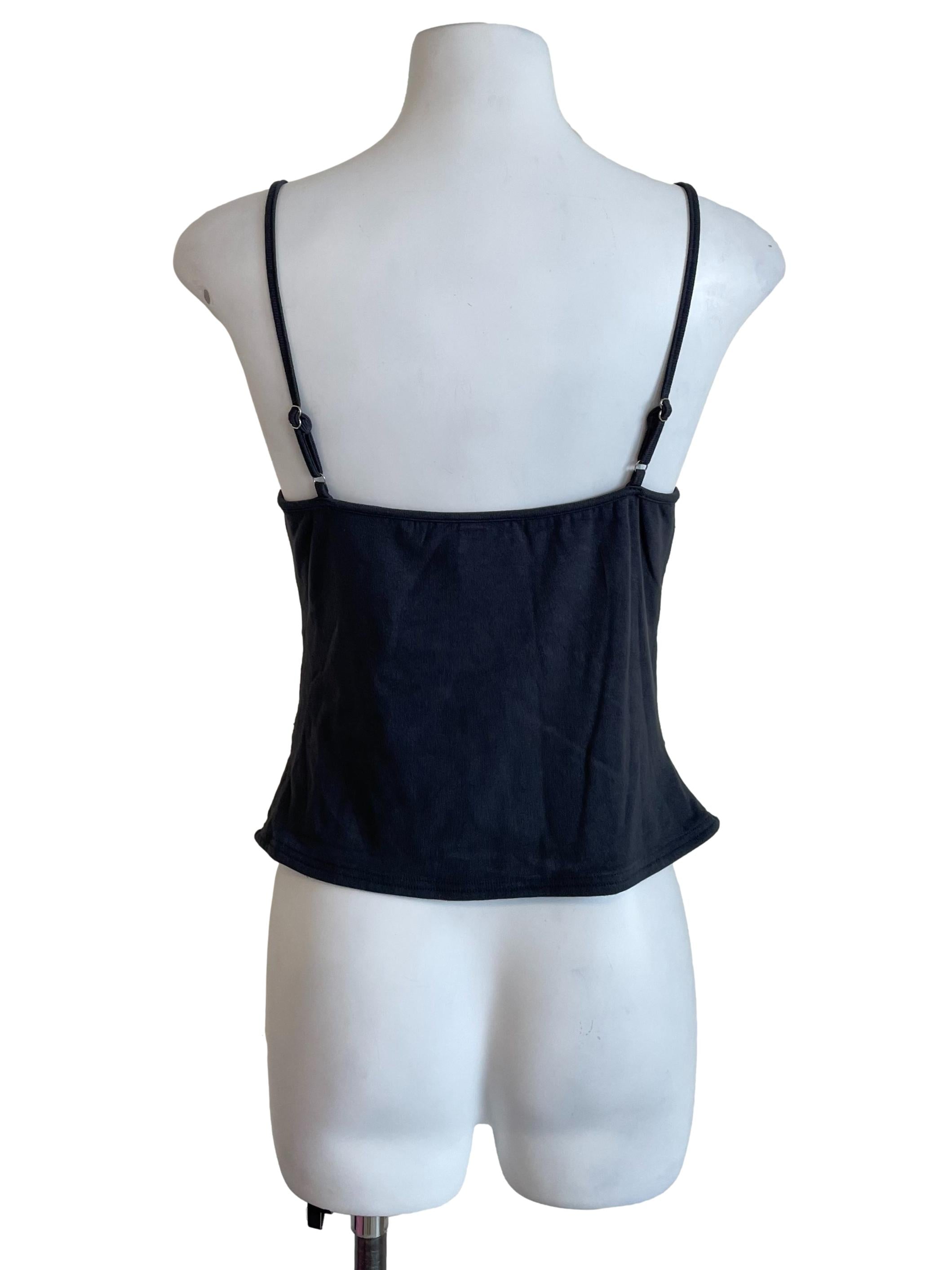 Shadow Grey Draped Camisole